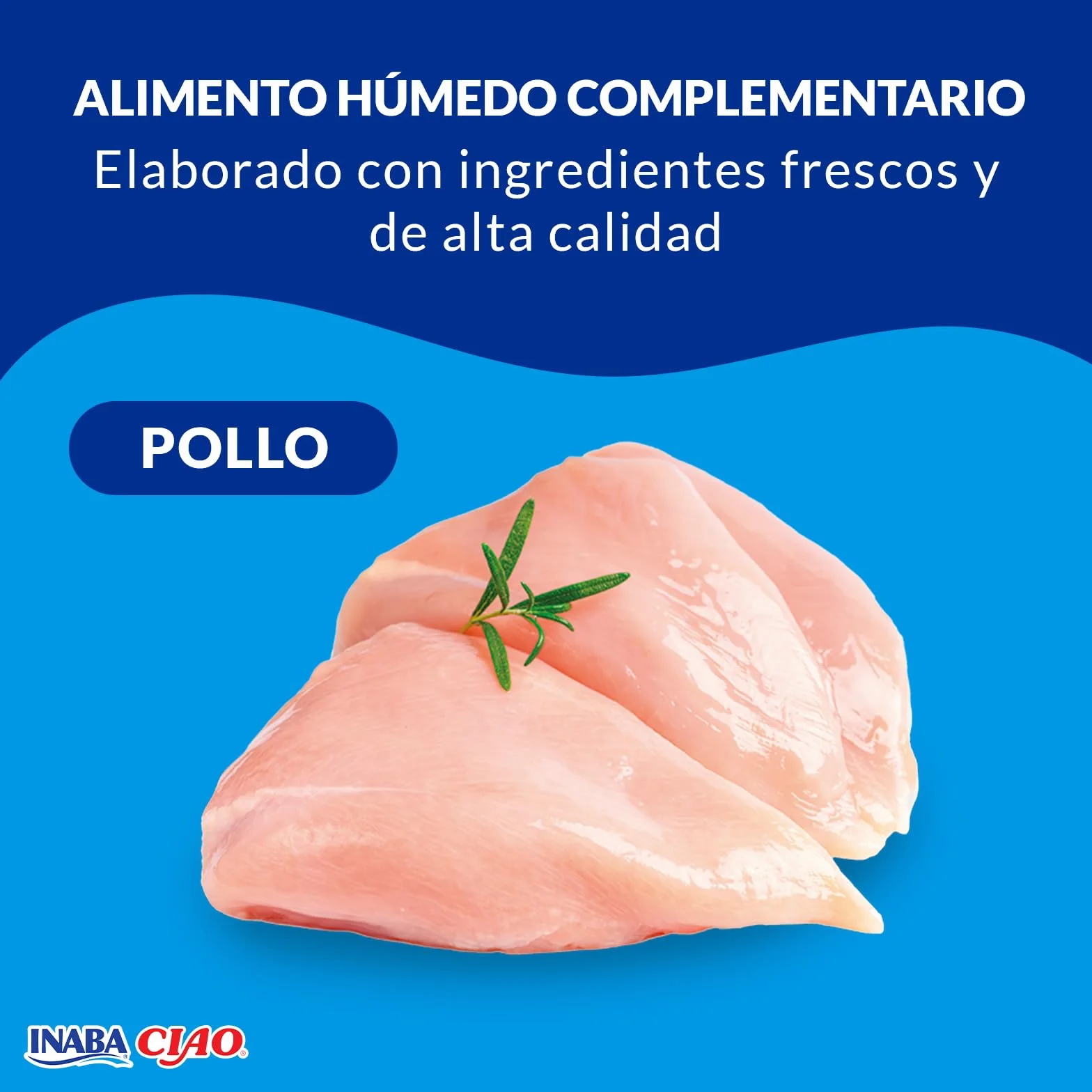INABA Churu Gatos -Snacks de Puré - Receta de Pollo - Premios Cremosos Saludables - Sin Cereales, Conservantes, Colorantes - Sólo 16 Calorías - 480G(12x40g)