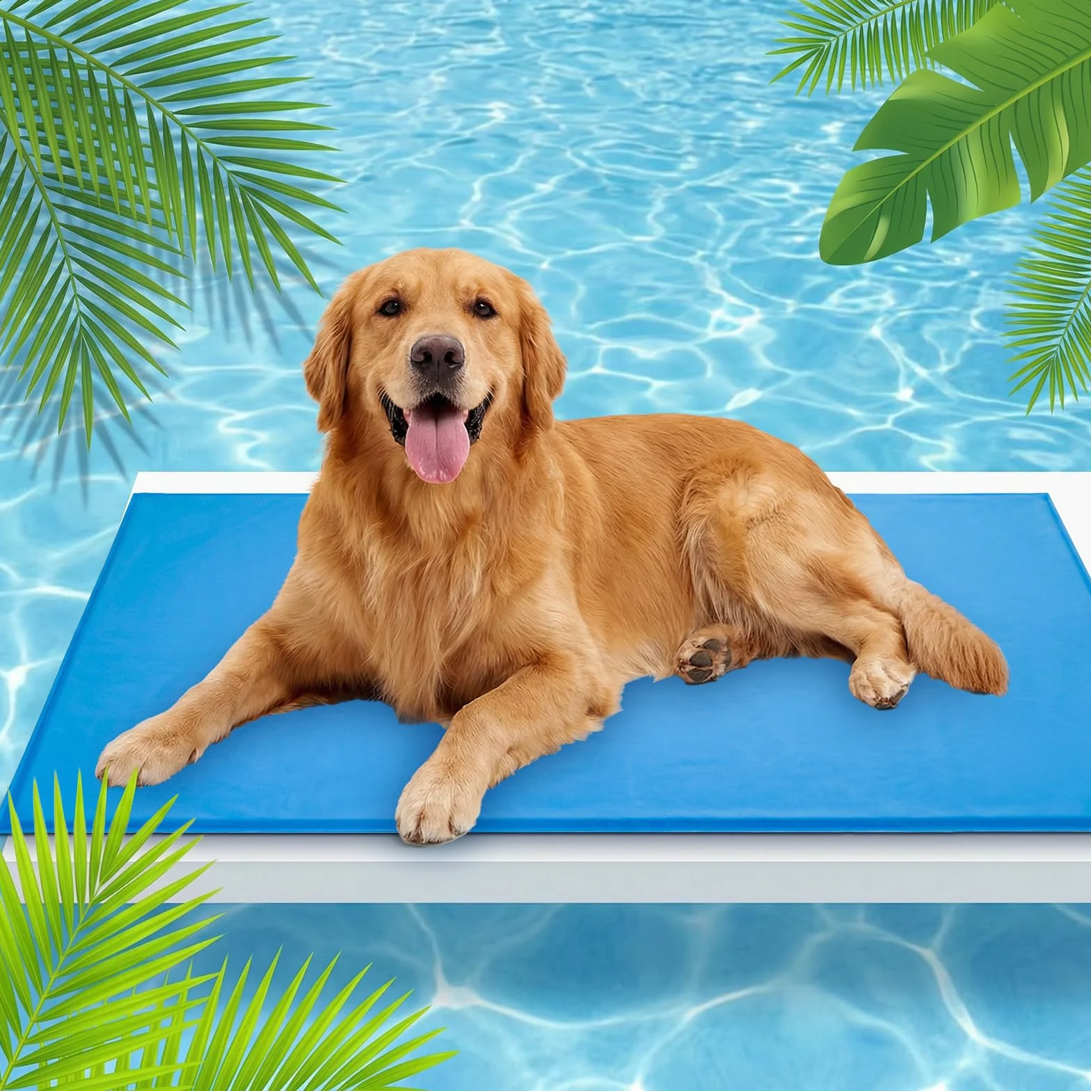 Manta Refrescante para Perros, 60x 90 cm. Cama Refrescante Perro. Esterilla Refrescanten Automática para Mascotas. Ideal para Perros y Gatos en Verano.