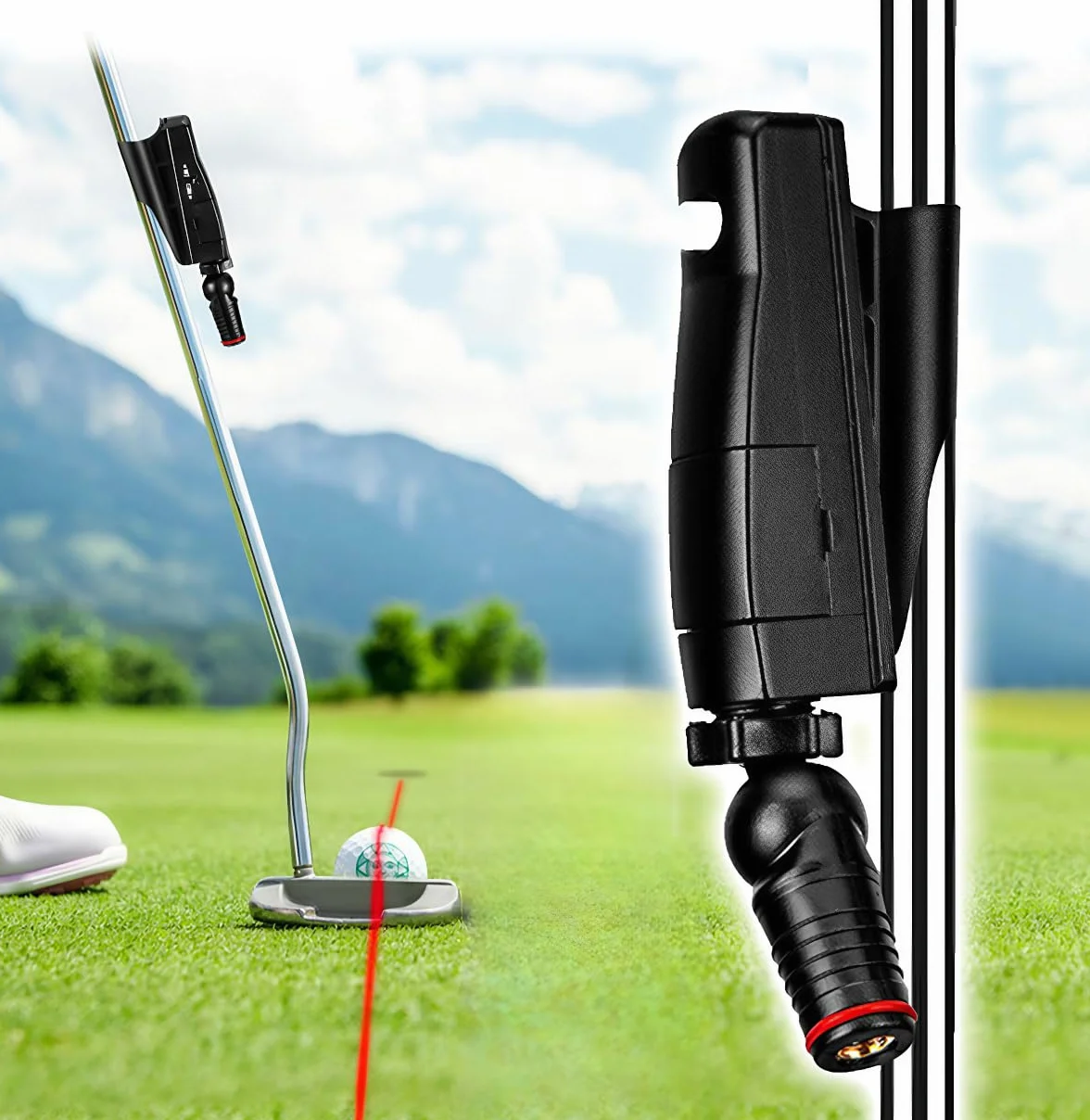 TP17 laserowa głowica do puttera golfowego 360° z regulacją kąta