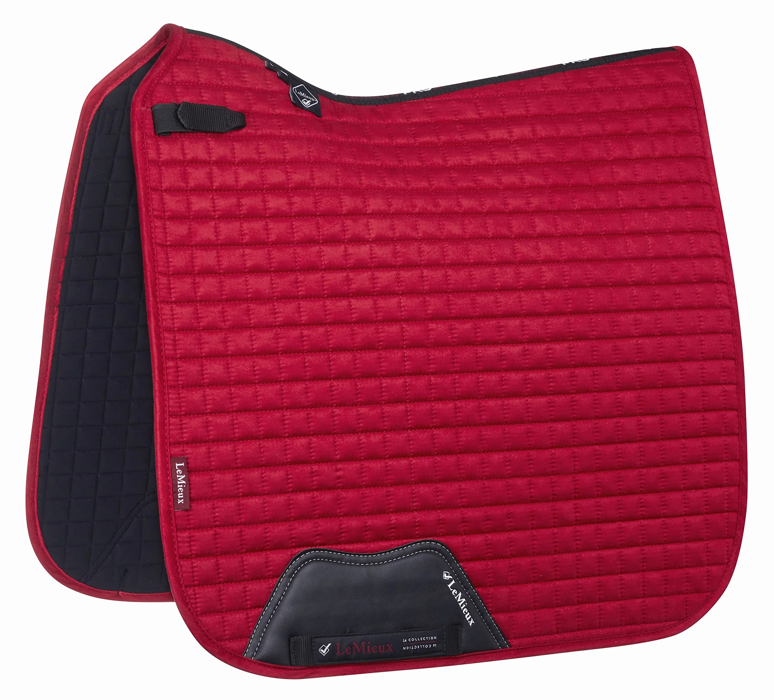 LeMieux Dressage Suede Square Chilli Saddle Pad, Unisex Adulto