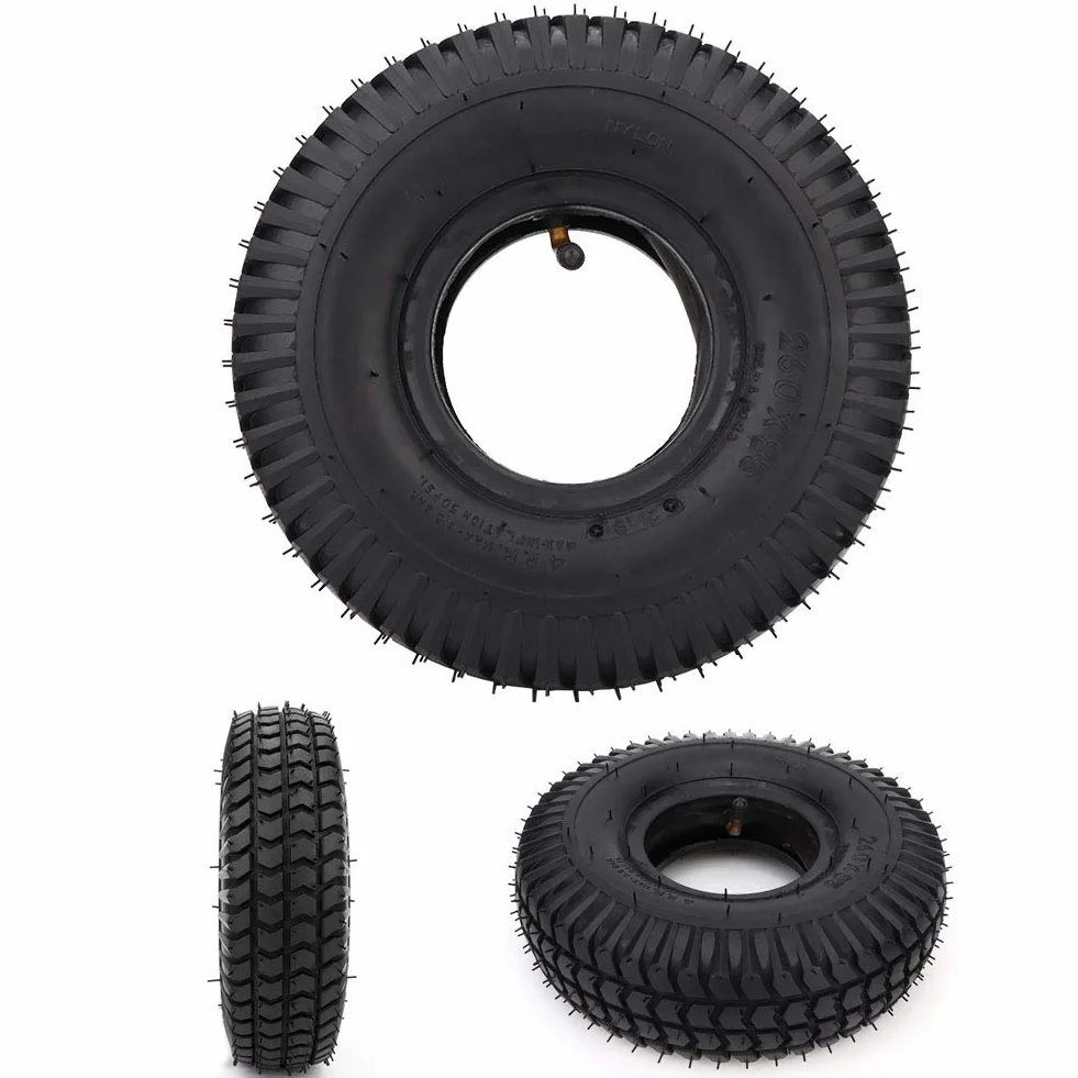 Nikou Neumático 3.00-4/260X85 resistente al desgaste para scooter y silla de ruedas