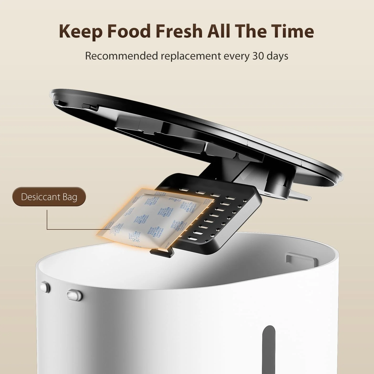 Comedero Gato Automatico 4L- Alimentador Automatico Gatos, 2.4G WiFi Control Remoto Doble Alimentación, Grabación de Voz en 10 Segundos, Bol de Acero Inoxidable