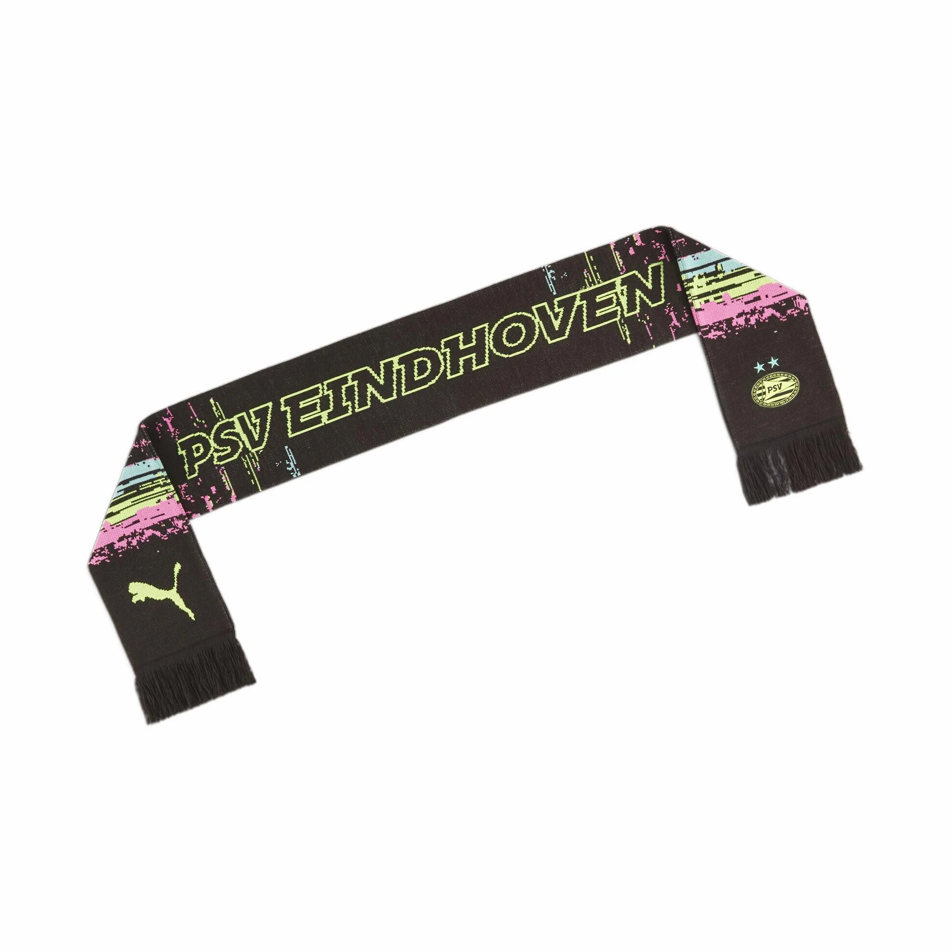 PUMA Bufanda PSV Eindhoven ftblESSENTIALS OneSize Black Yellow