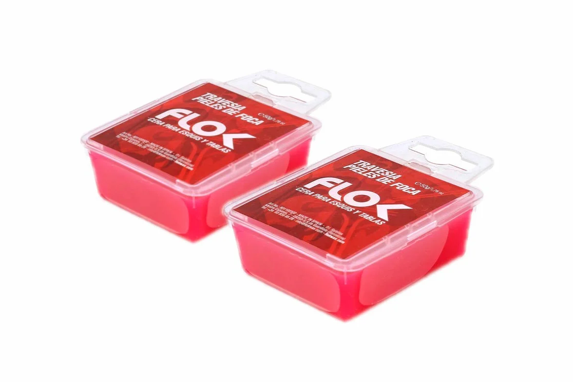 Cera de Travesía Universal para Esquí Alpino y Snowboard 2 x 50 g FLOK