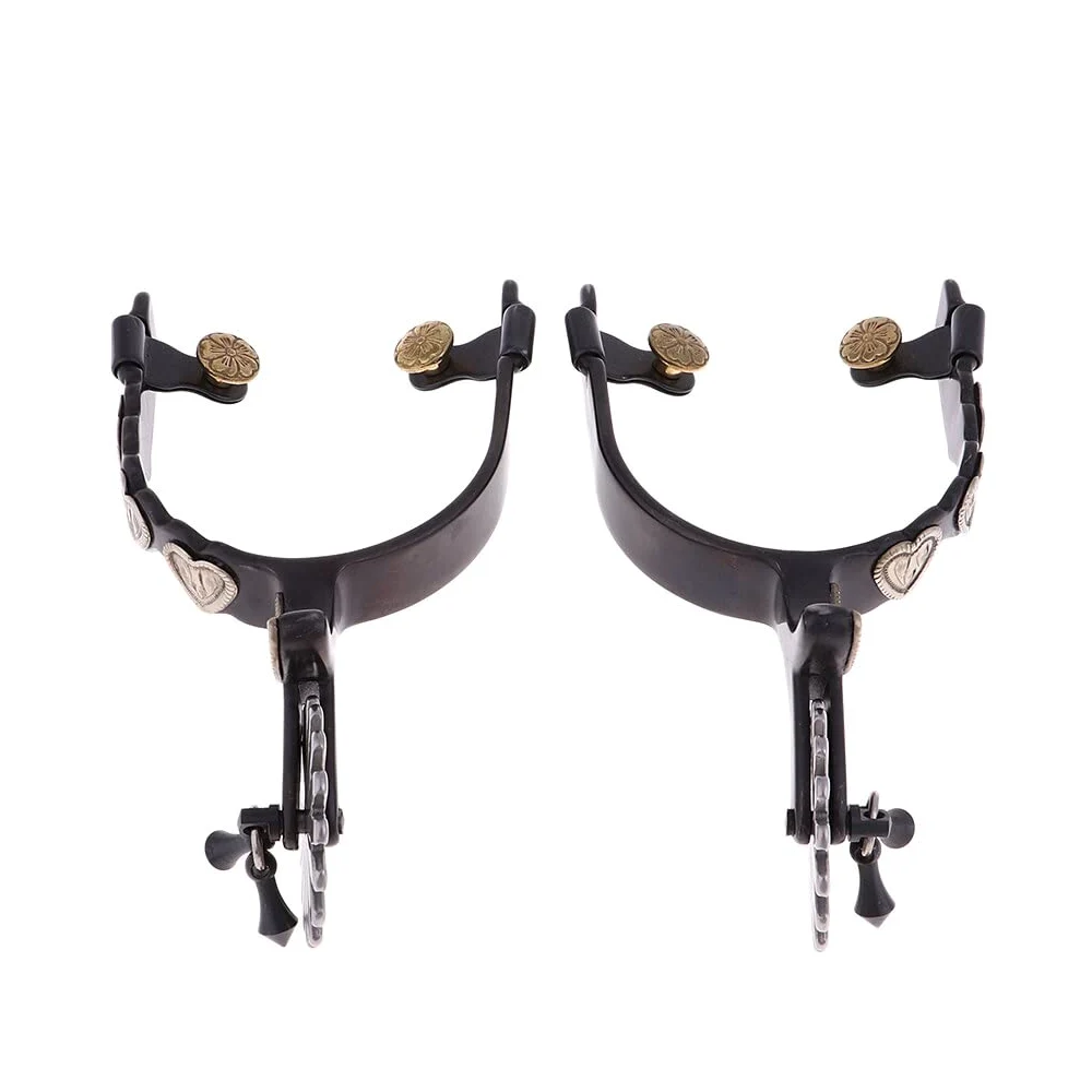 Espuelas ecuestres caballo espolones equitación equipo 16.5x9x5cm