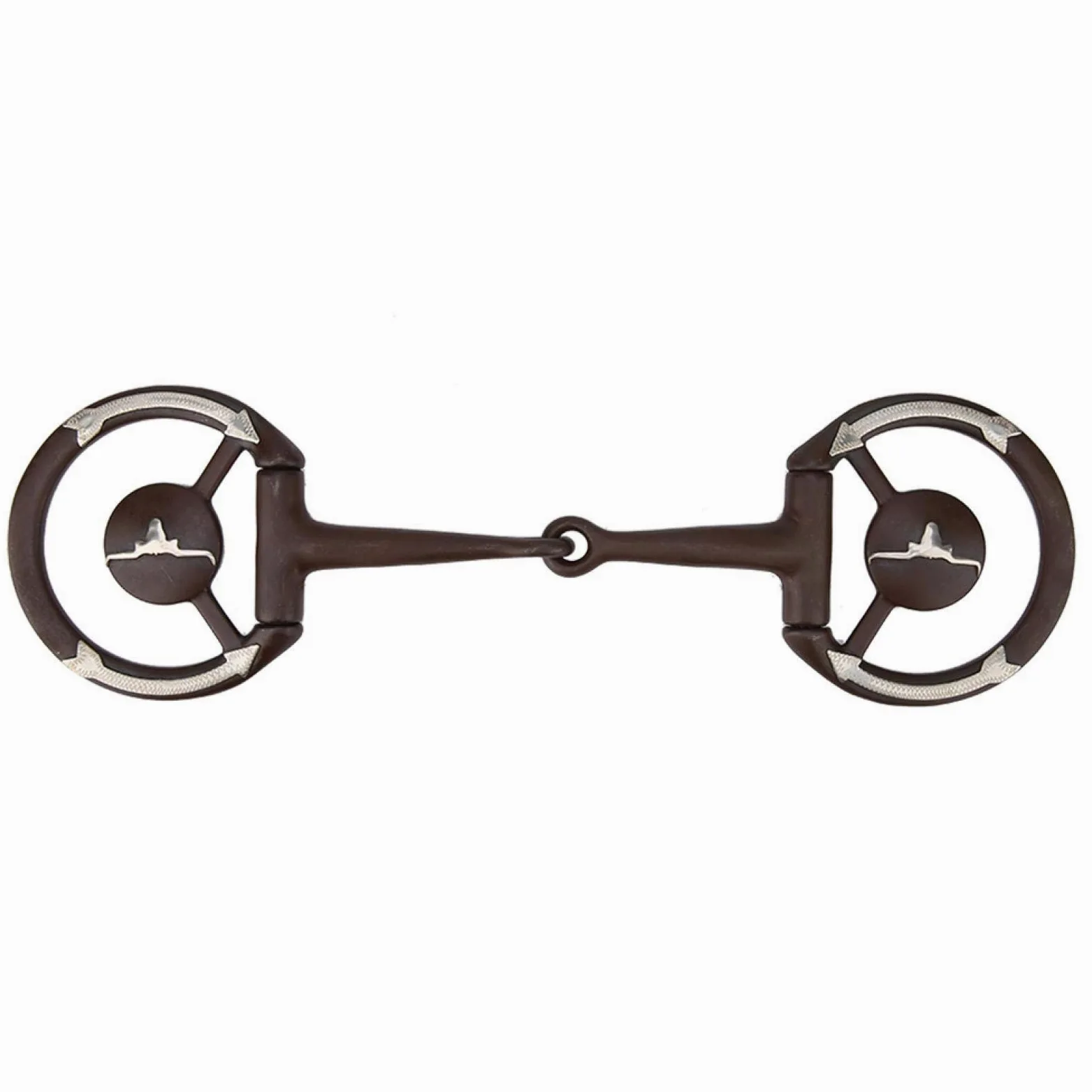 Broca de Boca de Caballo, Broca de Espesor de Acero Inoxidable Rodillo de Broca de Boca Suelta con Incrustaciones de Cobre, Accesorio de Carreras de Caballos
