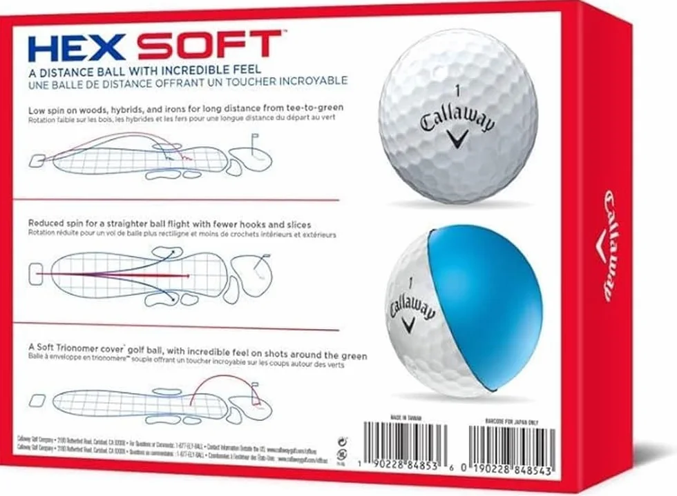 Callaway Hex Soft Golf Balls White