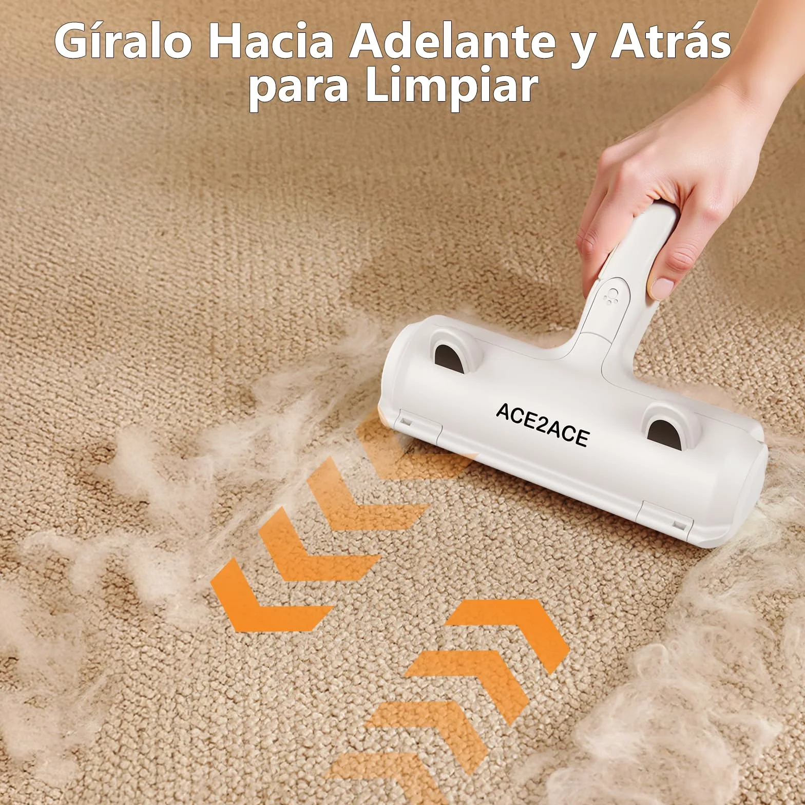 ACE2ACE Quitapelos Rodillos para Mascotas Reutilizable Cepillos Depilación para Alfombras Ropa y Sofá