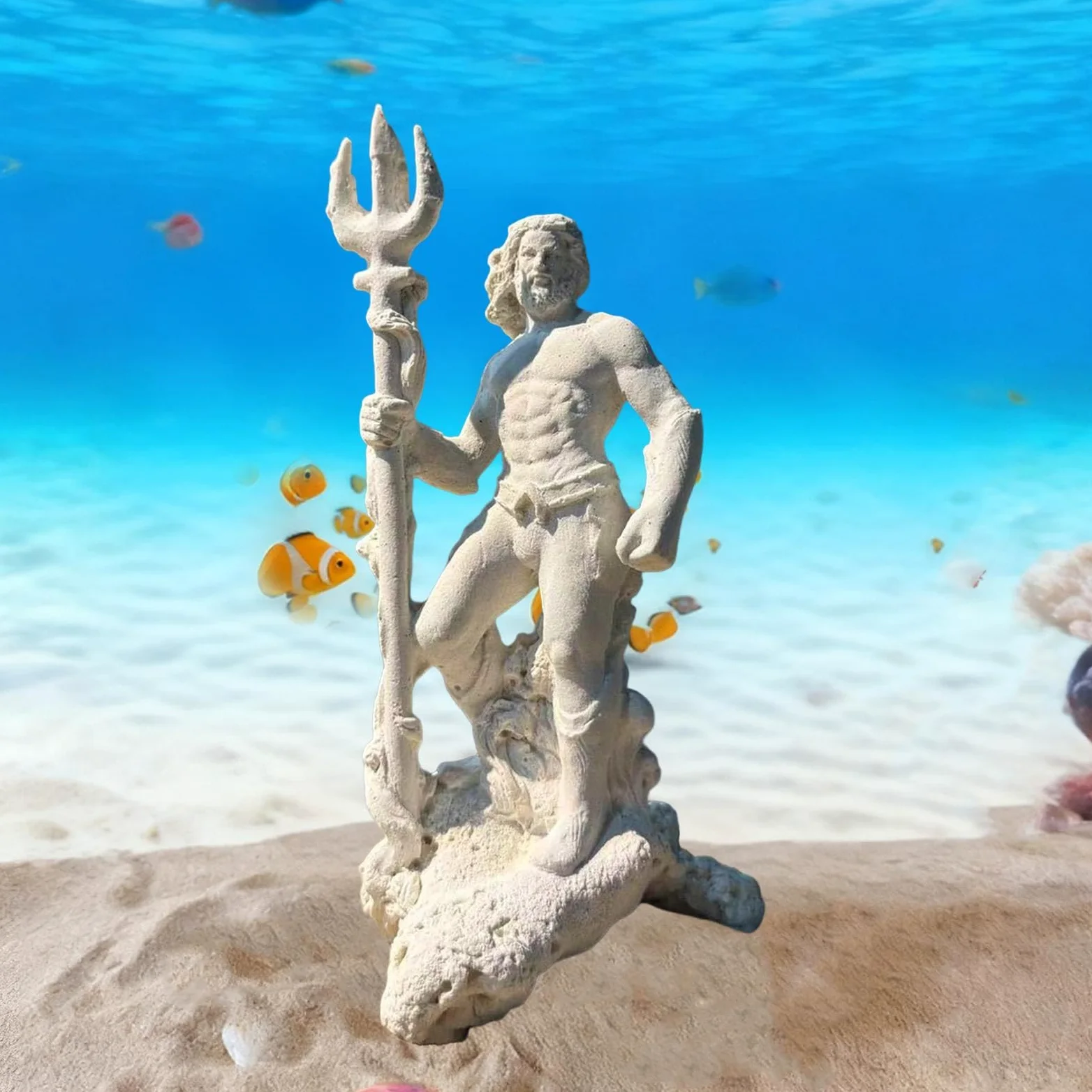 KESOTO Estatua para Acuario, Decoración para Acuario, Multifuncional, Figura Decorativa Creativa