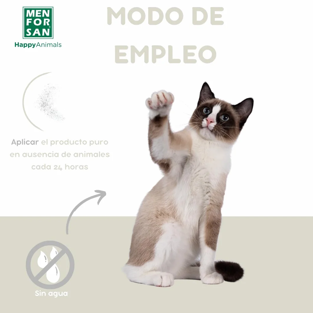 MENFORSAN Insecticida para el entorno de Gatos | No Mancha | Pulverizador | 250 ml