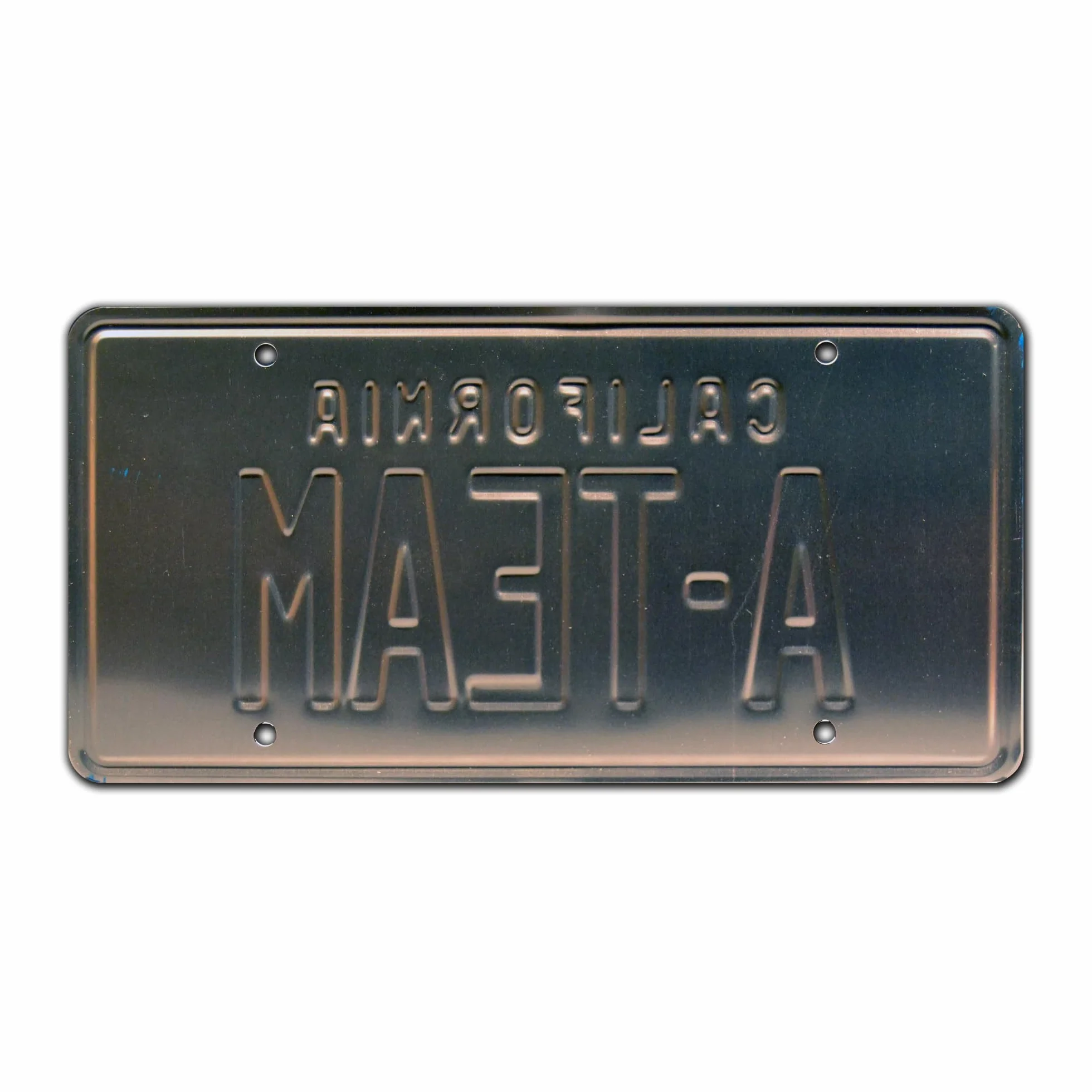 A-Team Metal Stamped License Plate