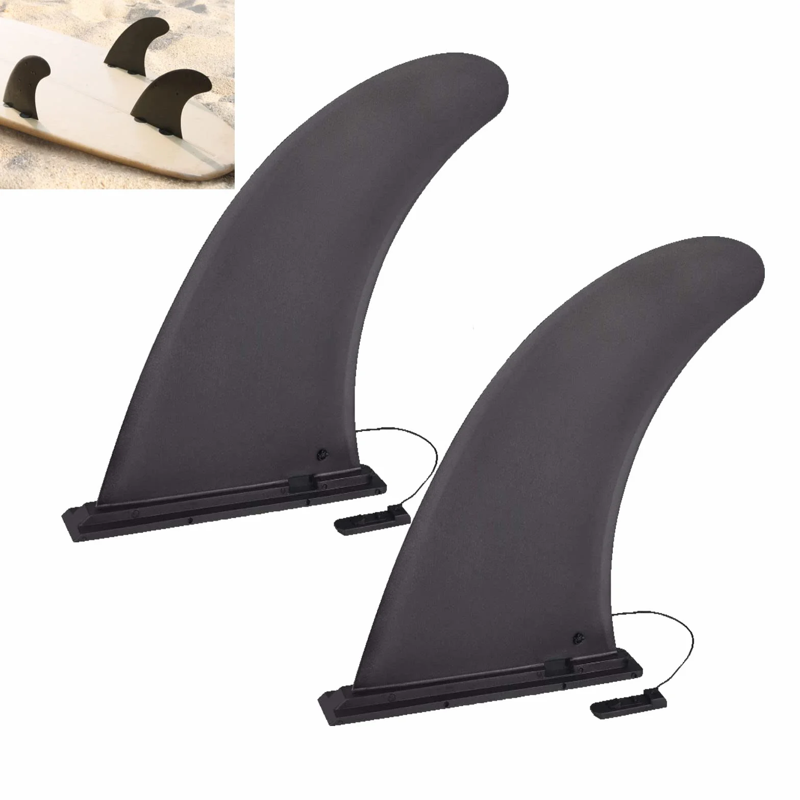 Aleta Paddle Surf Universal Removible Nylon Seguro Reforzado para Tabla SUP Accesorios