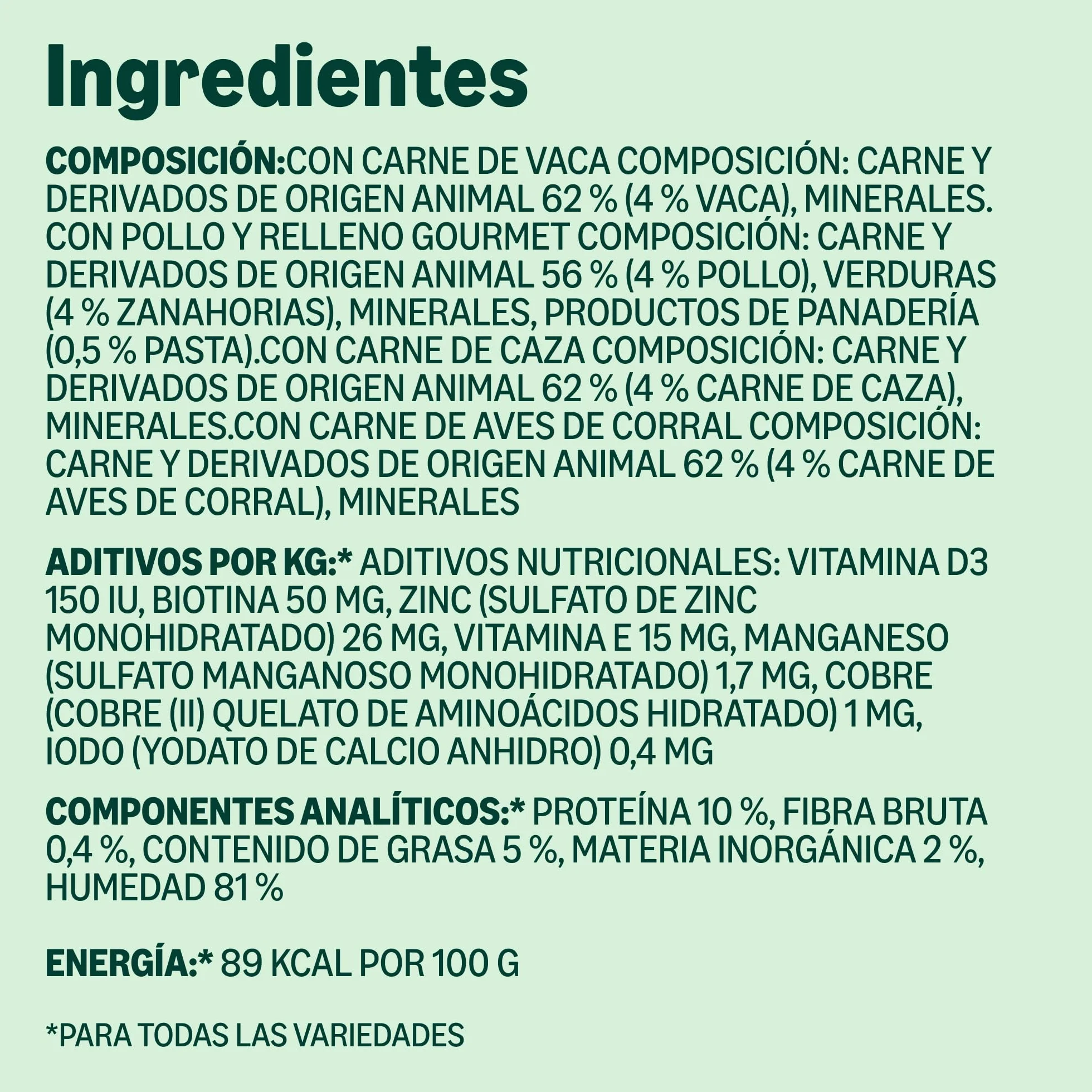 Comida Húmeda para Gatos by Amazon, Paté Mixto, 100g, Paquete de 32