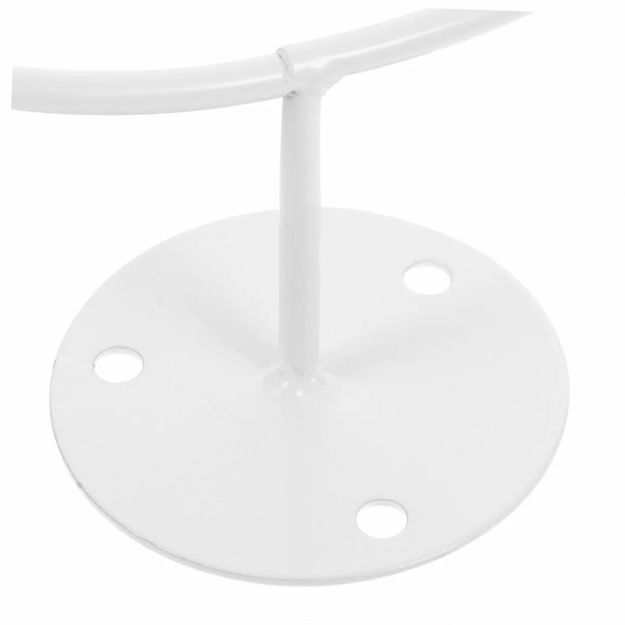 Soporte Multifuncional de Pared para Balones de Fútbol y Voleibol Paquete de 4 Hierro Blanco