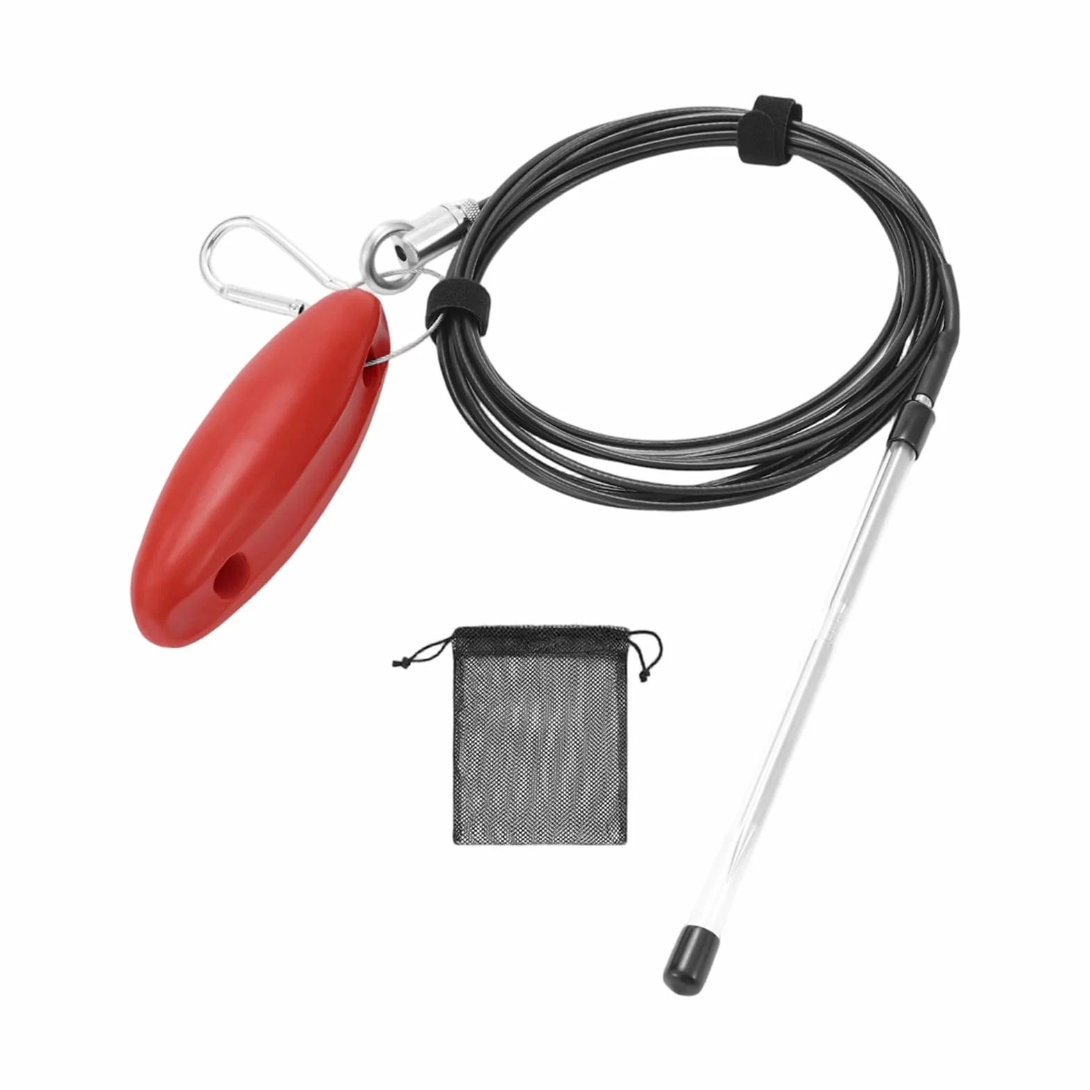 Sujetador de Equipo de Accesorios con Flotador - Cuerda para Sujeción de Peces - Agua Dulce y Salada Exterior Río Lago