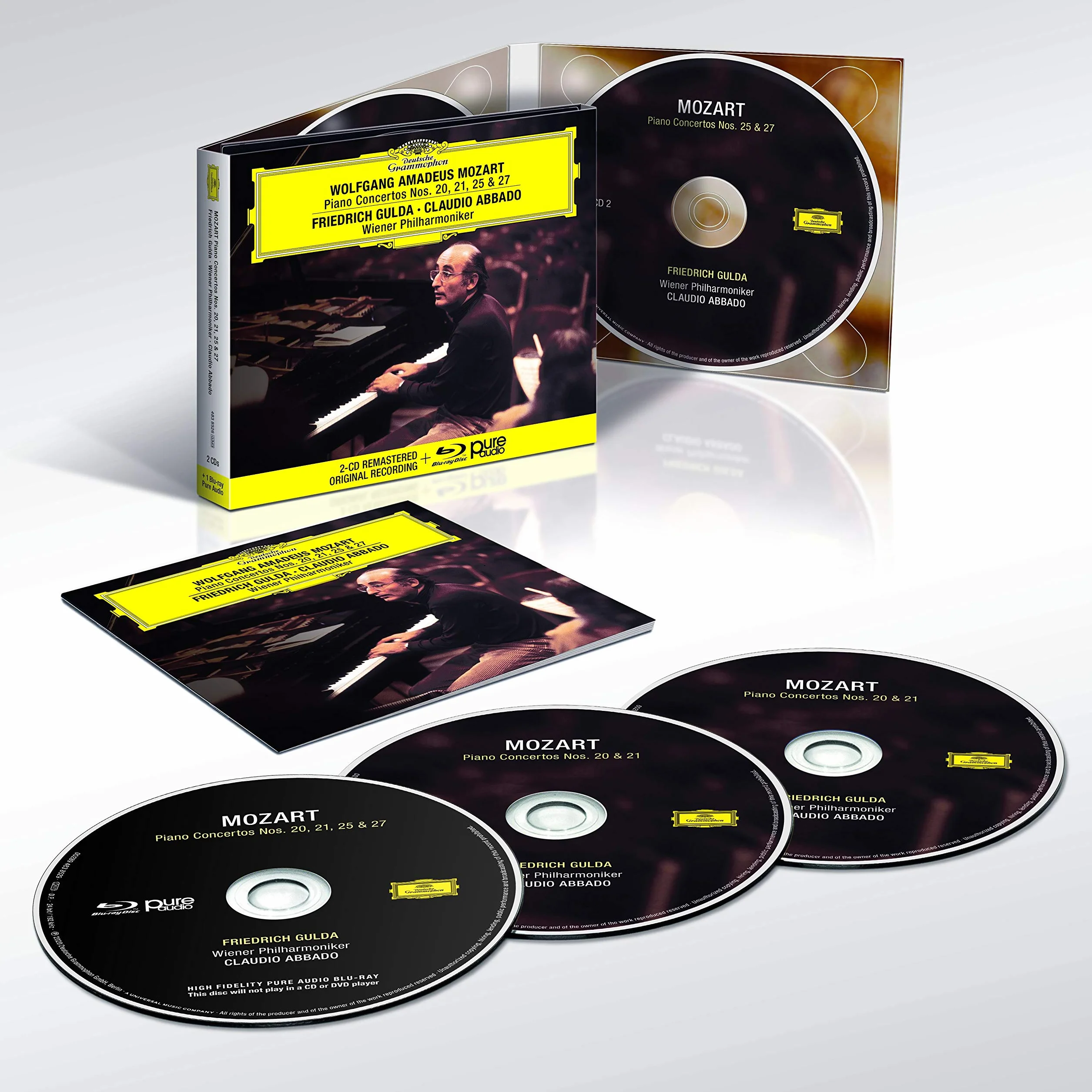 Mozart Piano Concertos Nos. 20, 21, 25 & 27
