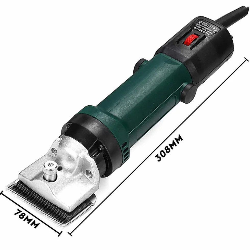 Profesional Eléctrico Esquiladora Caballo Recortadora Kit, 690W Alto Voltaje Mascota de Trabajo Pesado Tijeras Set, 6 Velocidades Ajustables, Adecuado para Caballos,llamas,Vacas,Cabras Otro Animal