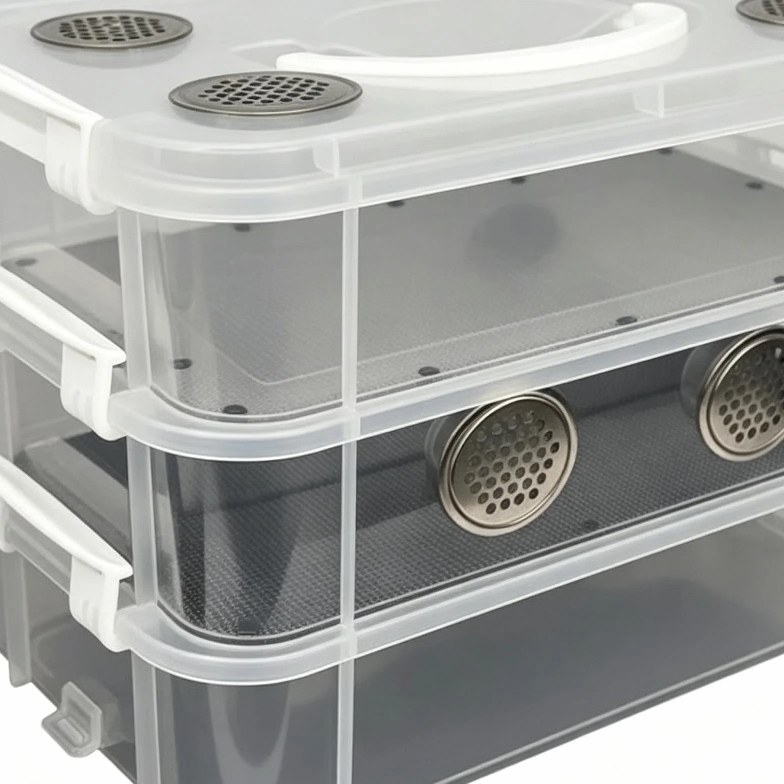 Kit De Cría Harina - Y Criadero Resistente A Los Olores | Contenedores de Cría Tenebrios | para La Alimentación De Reptiles, Lombrices Y Otros Animales En El Hogar Y En La Clase