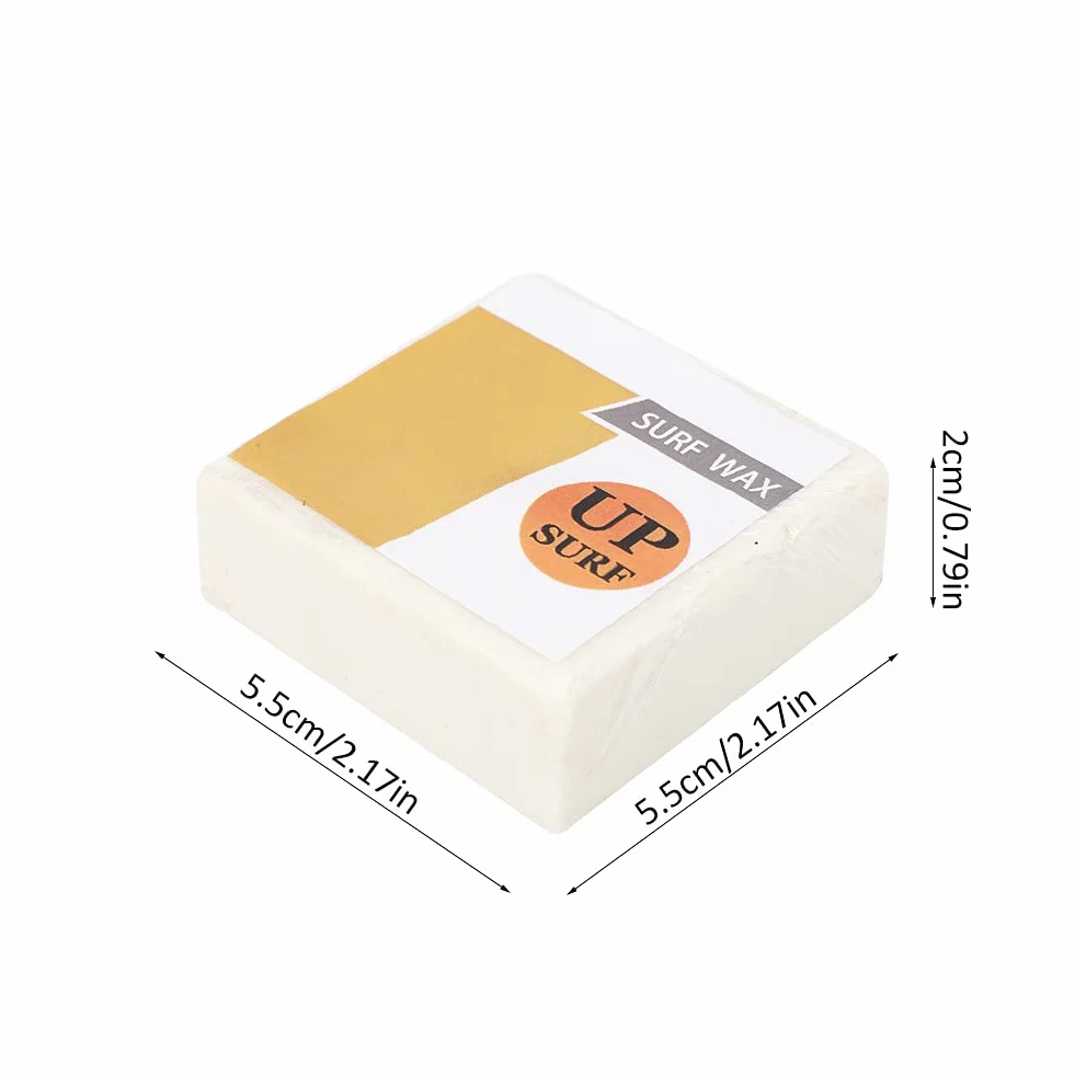 Alomejor Cera para Surf Cuadrada Transparente Blanco Leche Antideslizante