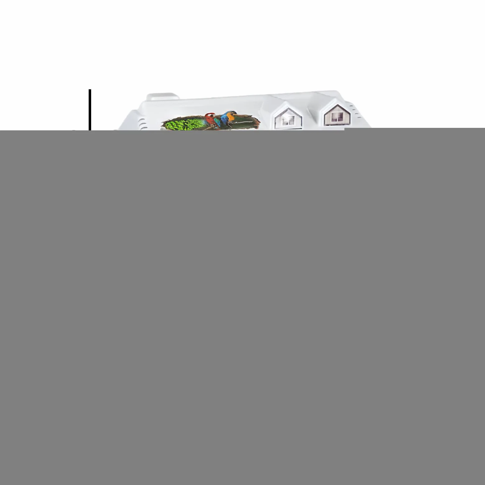Jaula para Aves y Pájaros Hogar Portátil Transparente para Ninfas | Jaula Para Conuros Con Percha De Madera para en Interior para Cacatúas, Guacamayos, Conuros, Agapornis y Pinzones