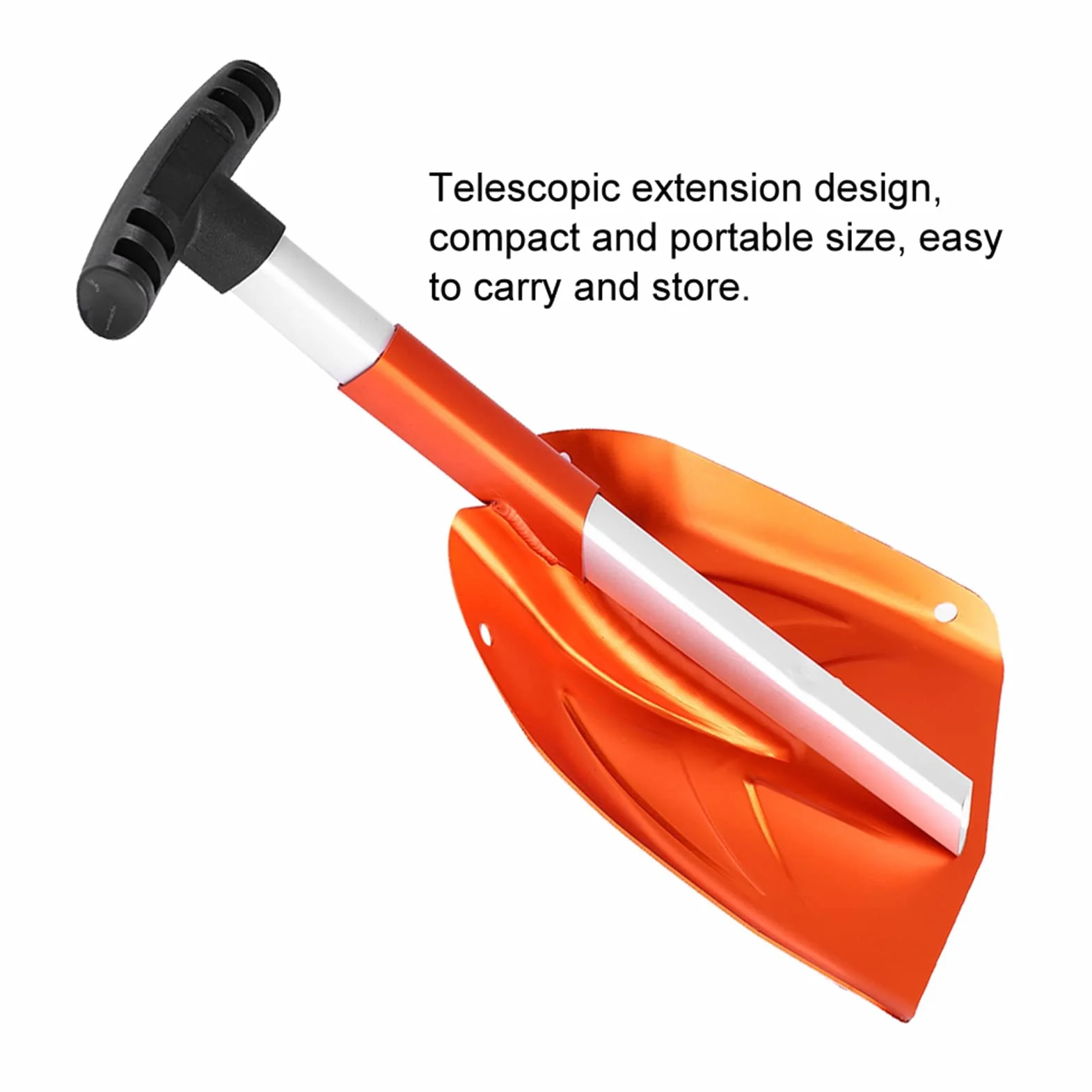 Pala para Nieve de Aleación de Aluminio Ligera, Raspador de Hielo, Removedor Universal