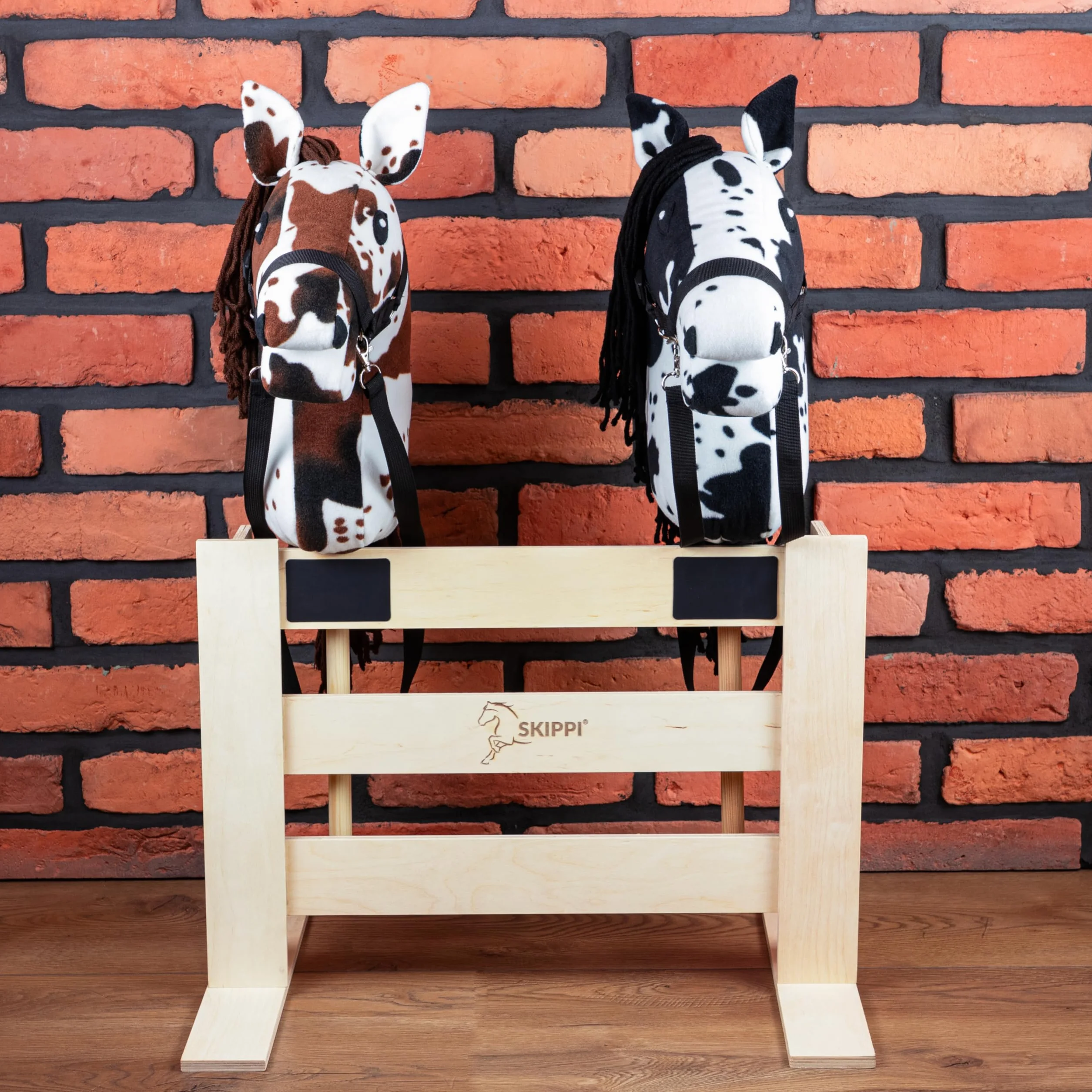 SKIPPI Hobby Horse Paddock para 3 Caballos, Hobby Horse Cuadra, Establo, Recinto, Box