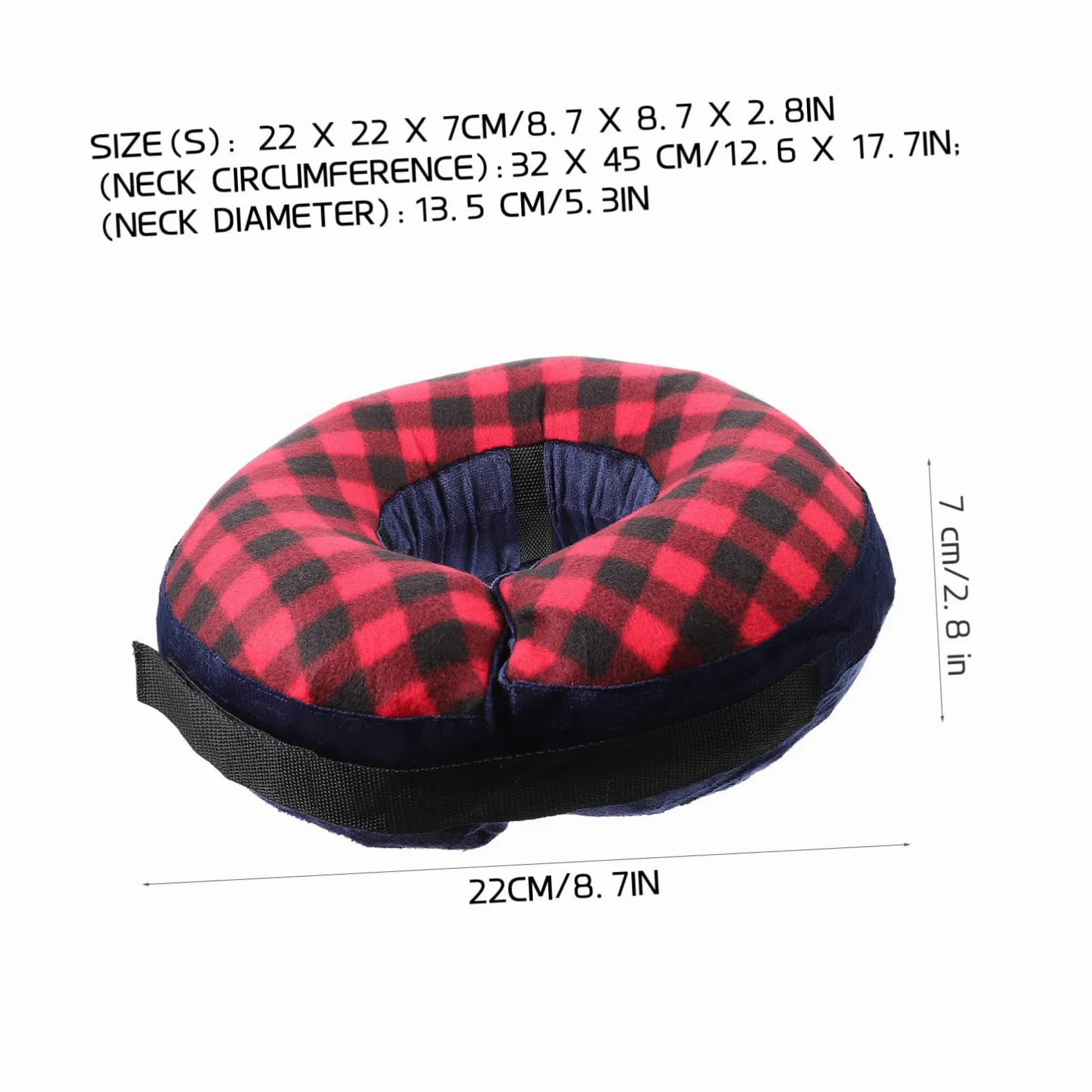 Ipetboom 5piezas Collar Inflable Protector para Mascotas Collar De Cómodo y Transpirable para Gatos y Perros Después De para Cuidado De Heridas
