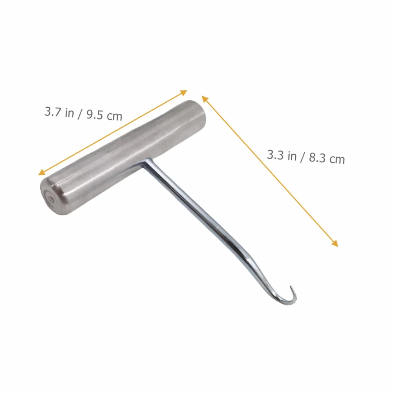 PLAFOPE Herramienta Profesional para Encordar Raquetas Gancho De Tirado con Punta Curvada Compatible con Raquetas De Bádminton y Tenis