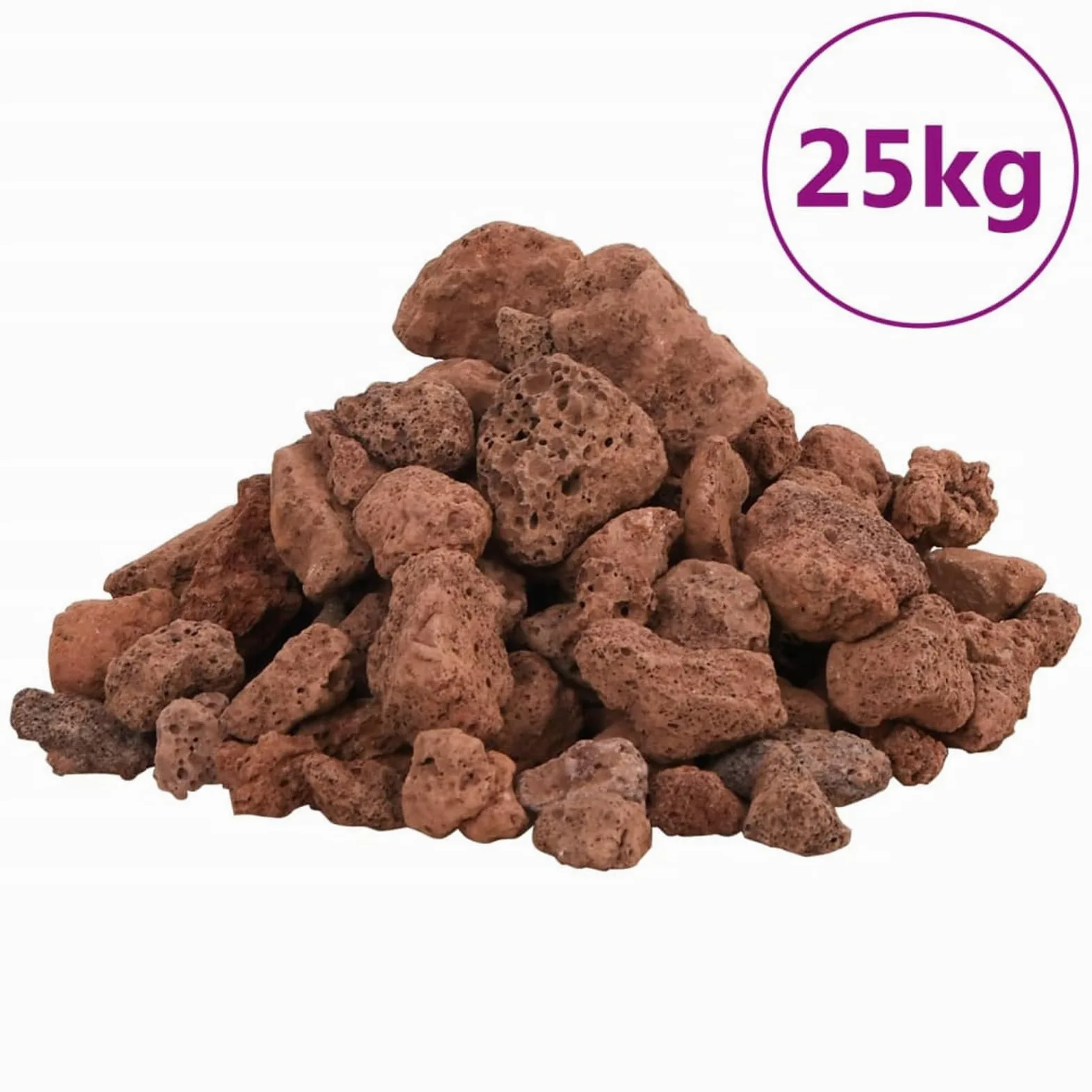 Fasba Roca Volcánica Decorativa para Acuarios y Filtros Biológicos - 25 kg Modelo FCQY-3217175ES