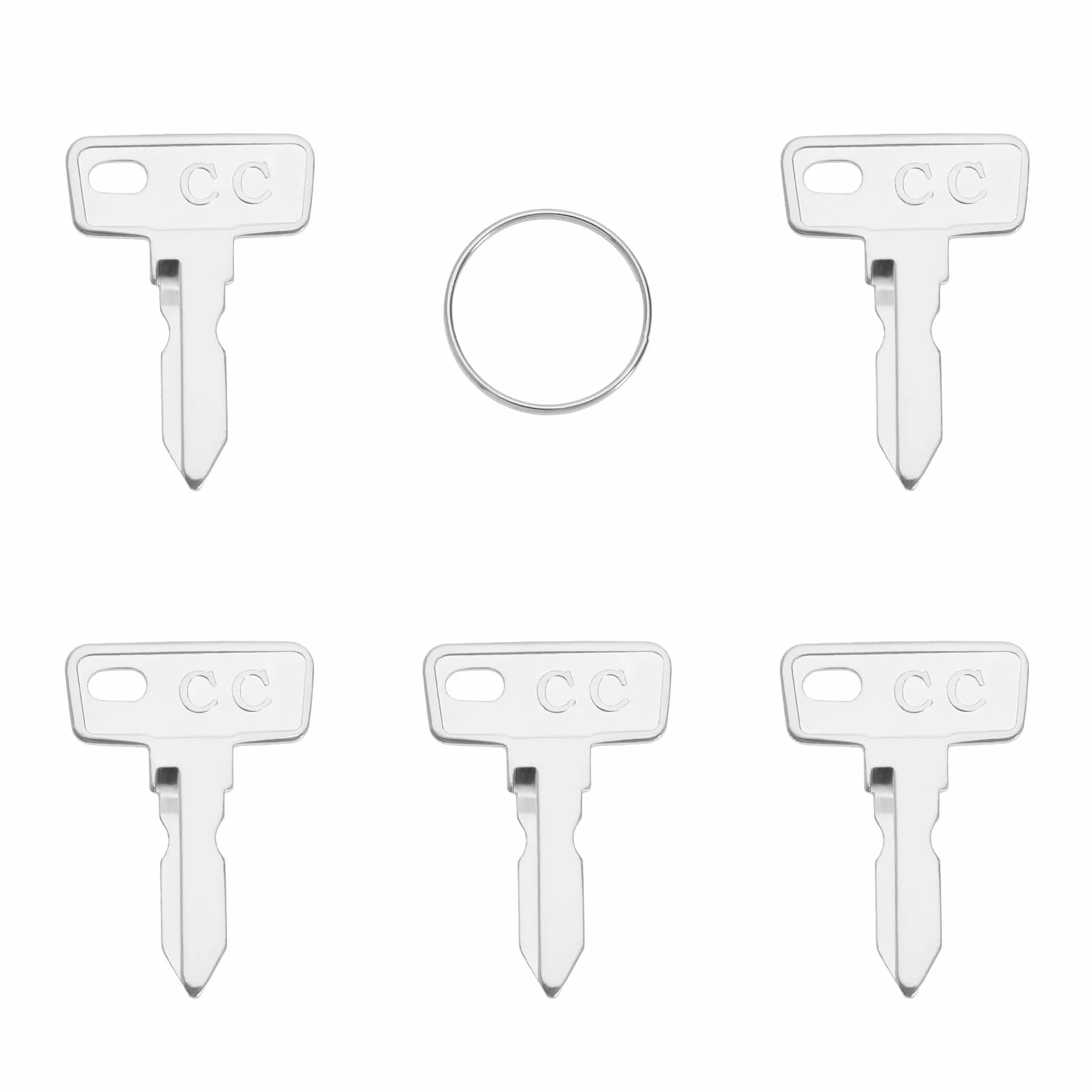 OTOTEC 5 llaves de repuesto para carrito de golf 2,7 x 3,4 cm compatibles Club Car DS Precedent