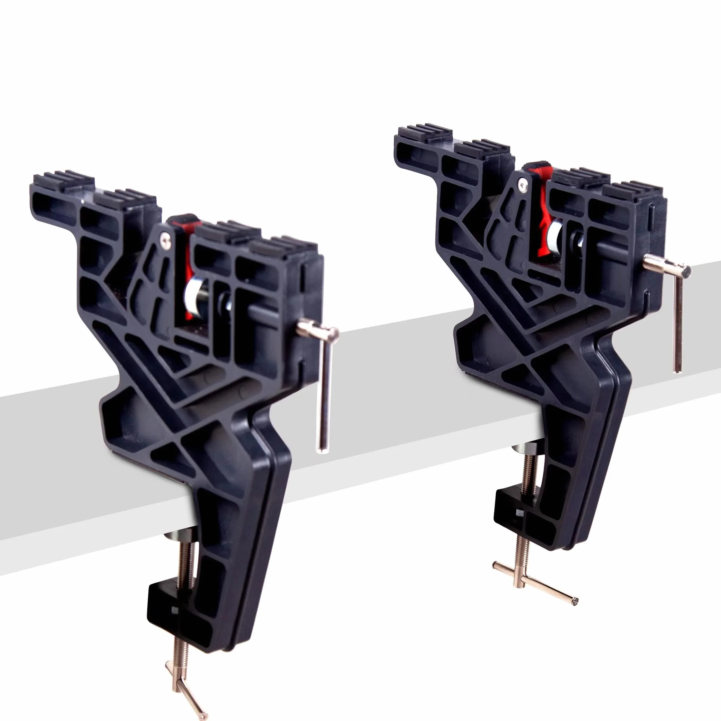 Tornillo de banco ajustable para esquí y snowboard, mangos antideslizantes, posición horizontal y vertical