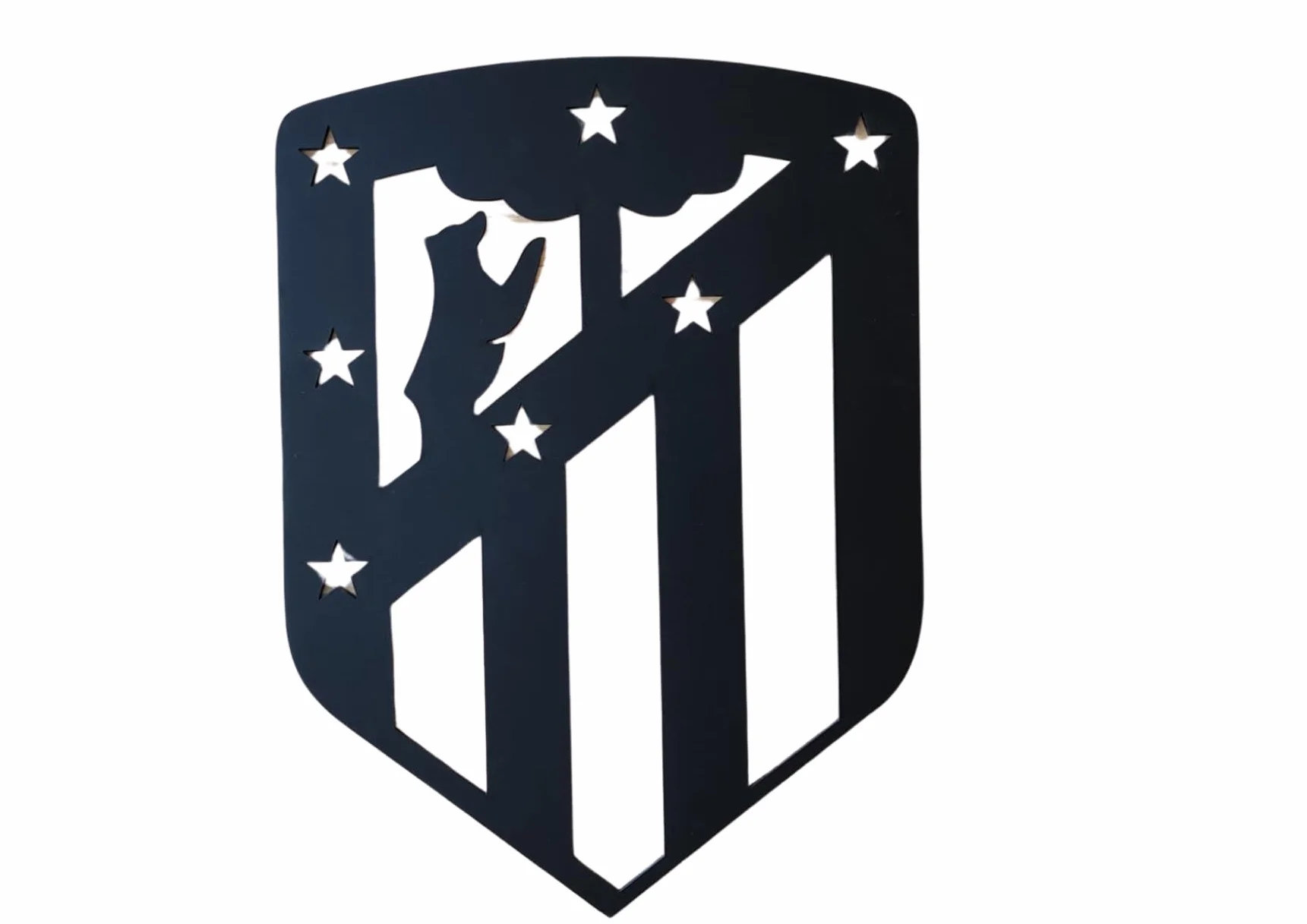 Tonia Cuadro Atlético de Madrid 19x14.2 cm Negro mate
