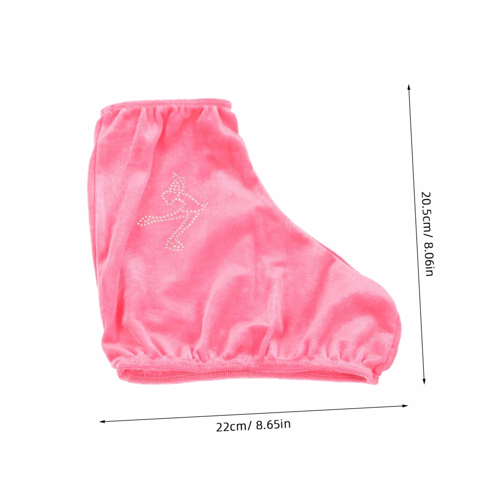 Fundas para Patines de Hielo Cubiertas Protectoras Rosa Poliéster