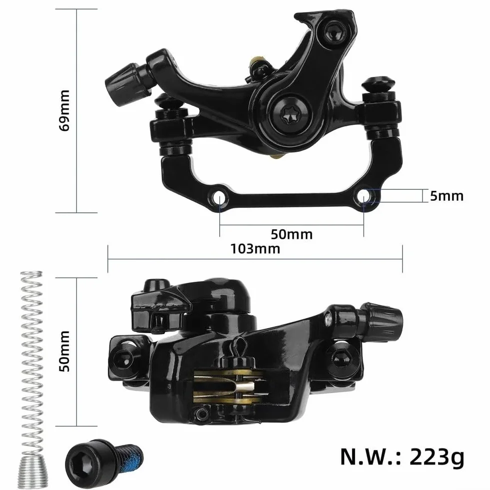 KUKIRIN G2 Muelle de pinza de freno para scooter eléctrico freno de disco aleación de aluminio delantera trasera