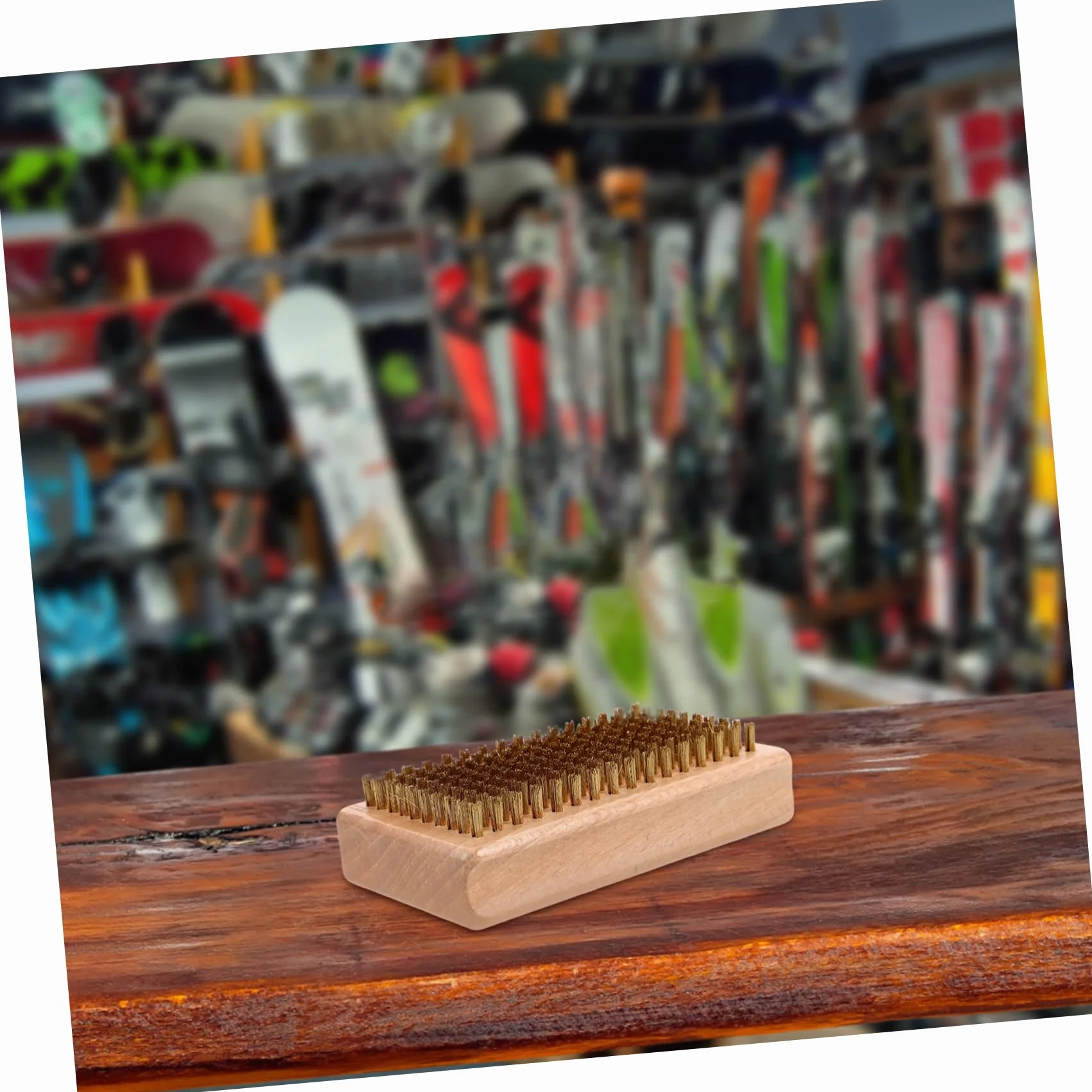 Cepillo De Limpieza De Cobre para Encerar Tablas De Esquí