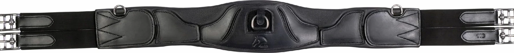 HKM Premium Cincha salto Negro 130 cm