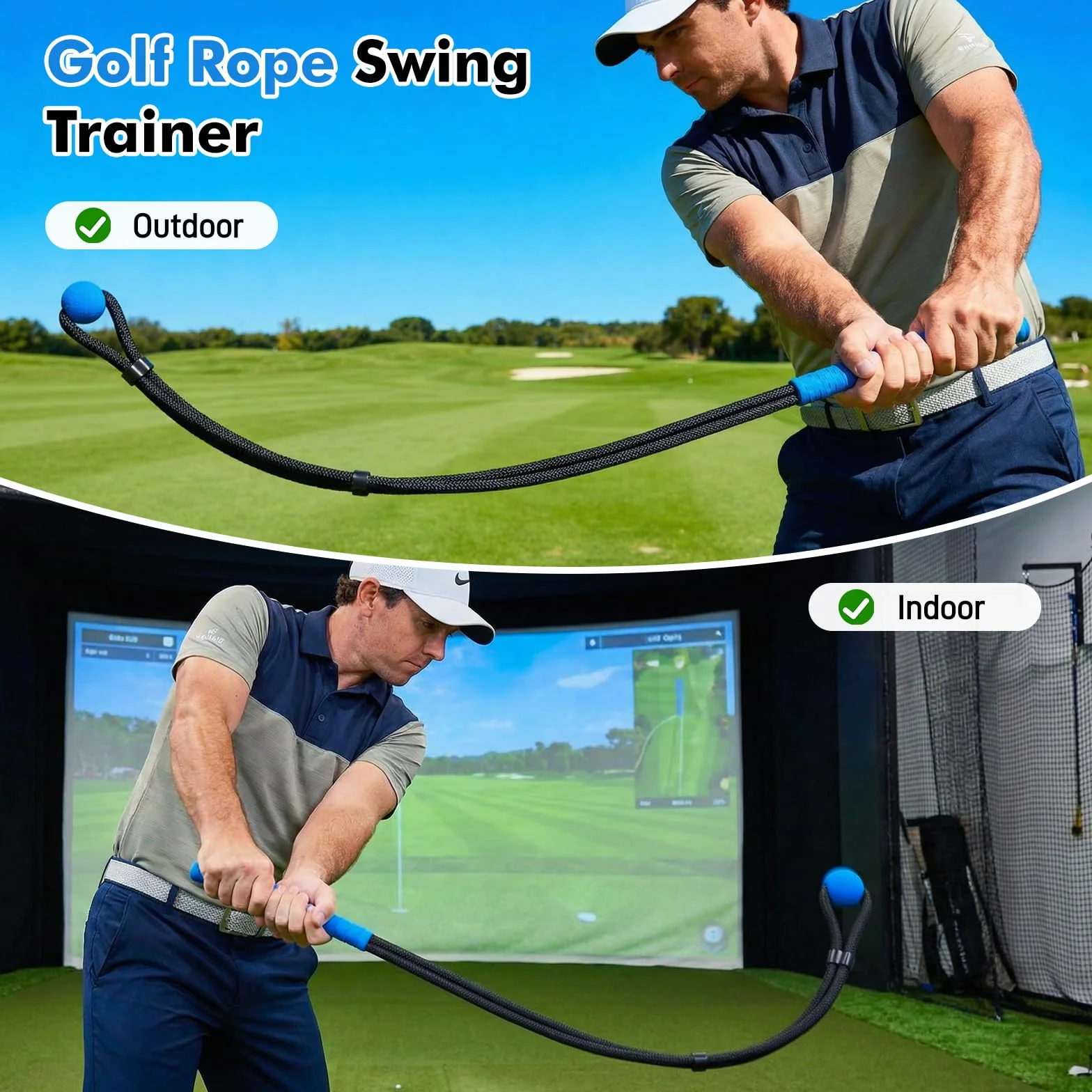 Starvortex Ayuda para Entrenamiento del Swing de Golf, Equipo de Entrenamiento de Golf