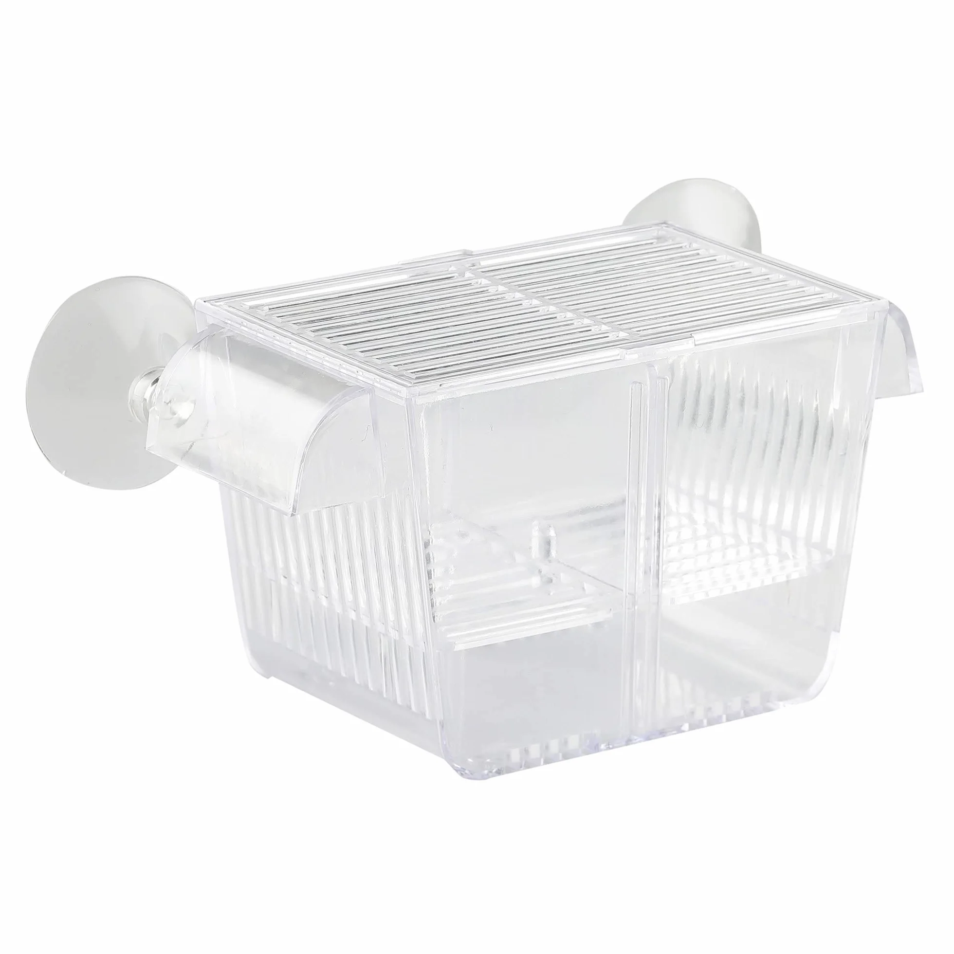 Measury Tanque de cría pequeño (S), bandeja de desove para acuario, piscina para bebés, cuarentena, piscina de cría – 132 x 64 x 73 mm