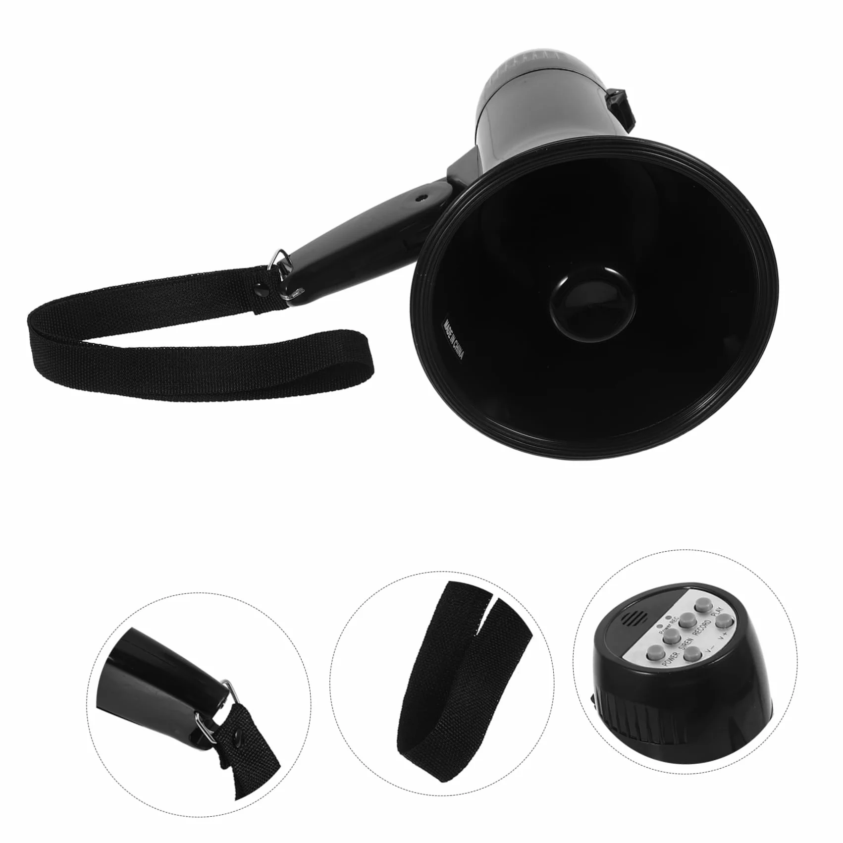 Garneck Megáfono Portátil 25W ABS Sonido Nítido