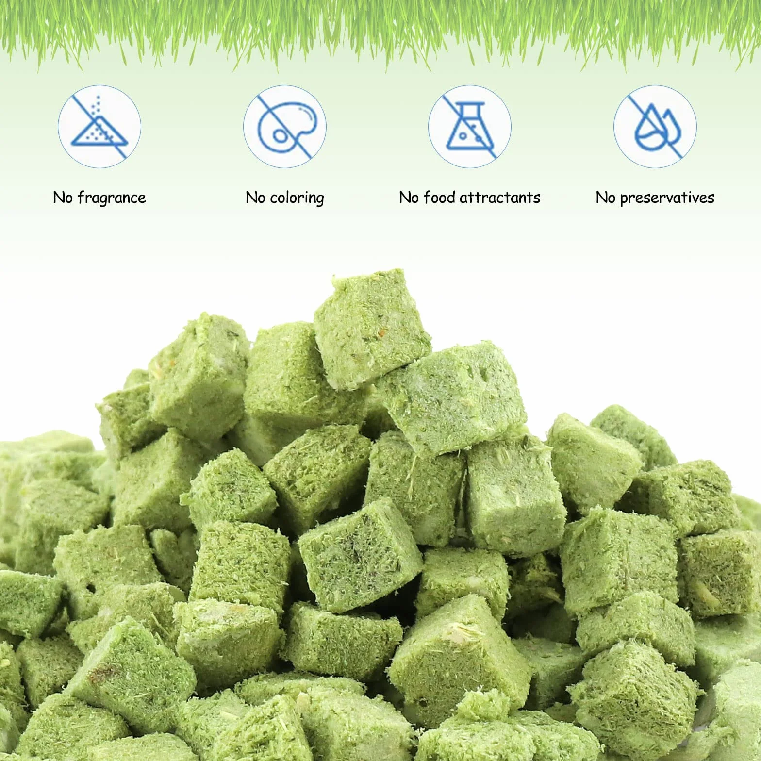 Snacks para Gatos, 60g Snack Liofilizado con Hierba Gatera para Limpiar los Dientes