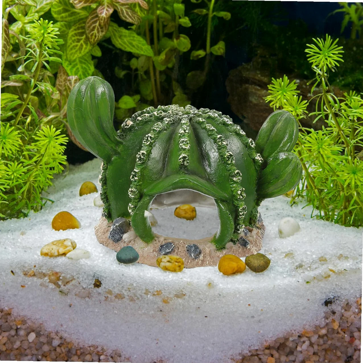 BESPORTBLE Adornos De Jardinería para Peceras 3 Piezas Mesa De con Patas Escondite De Reptiles Decoración para Pecera De Serpientes Pecera De Reptiles Dragón Barbudo Escondite