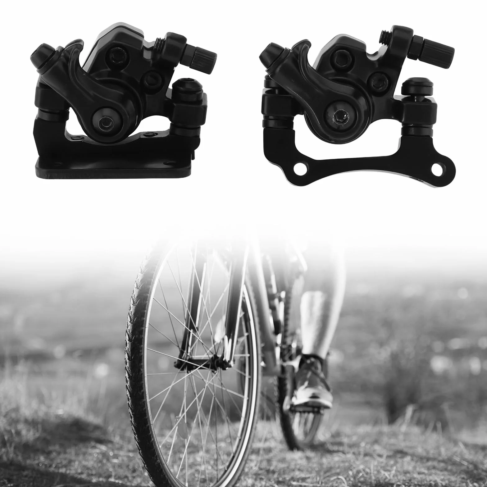 ECSiNG Pinzas de Freno para Scooter 120 Mm 140 Mm 160 Mm