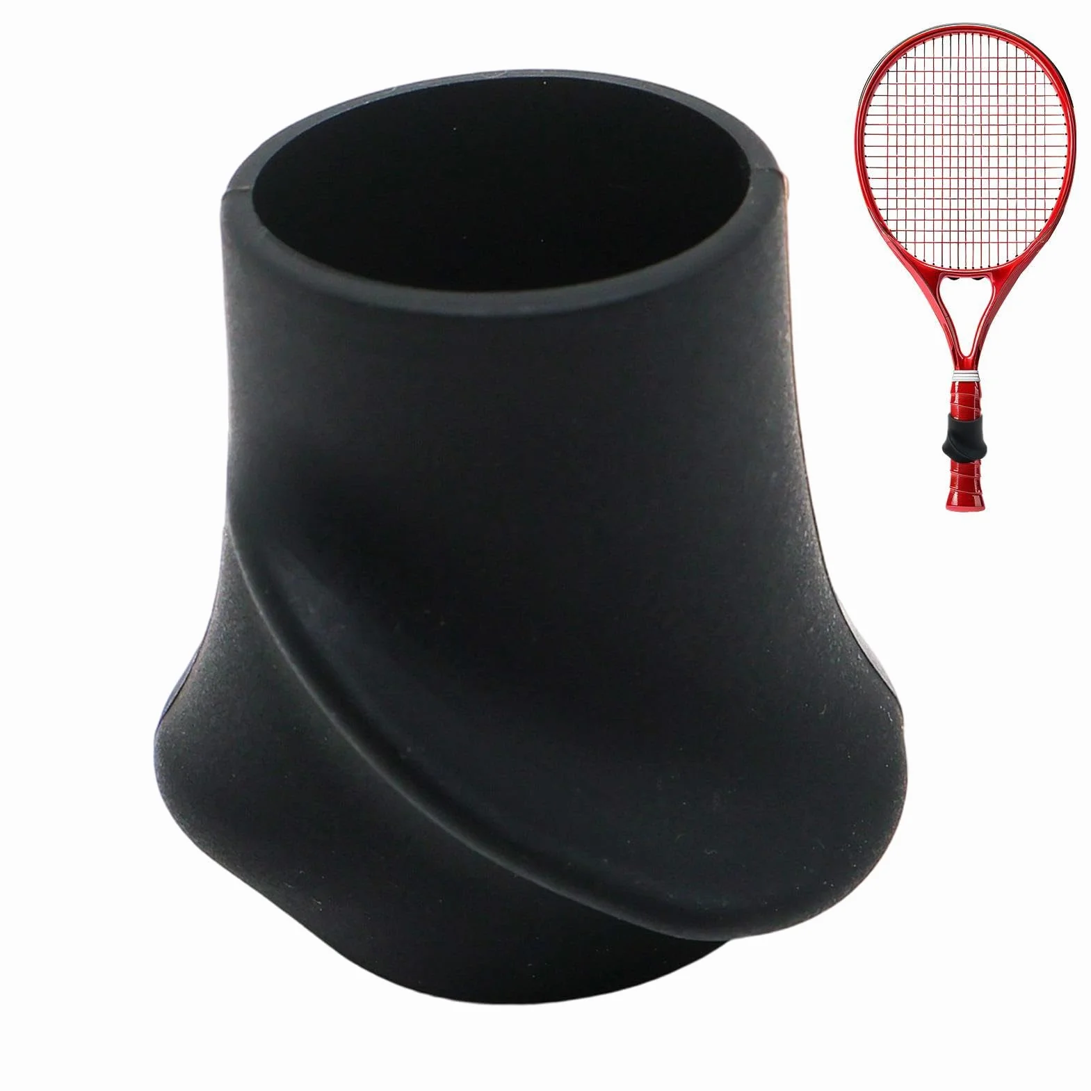 Corrector de agarre de tenis, herramienta de ayuda para posicionamiento de mano y mejora de control