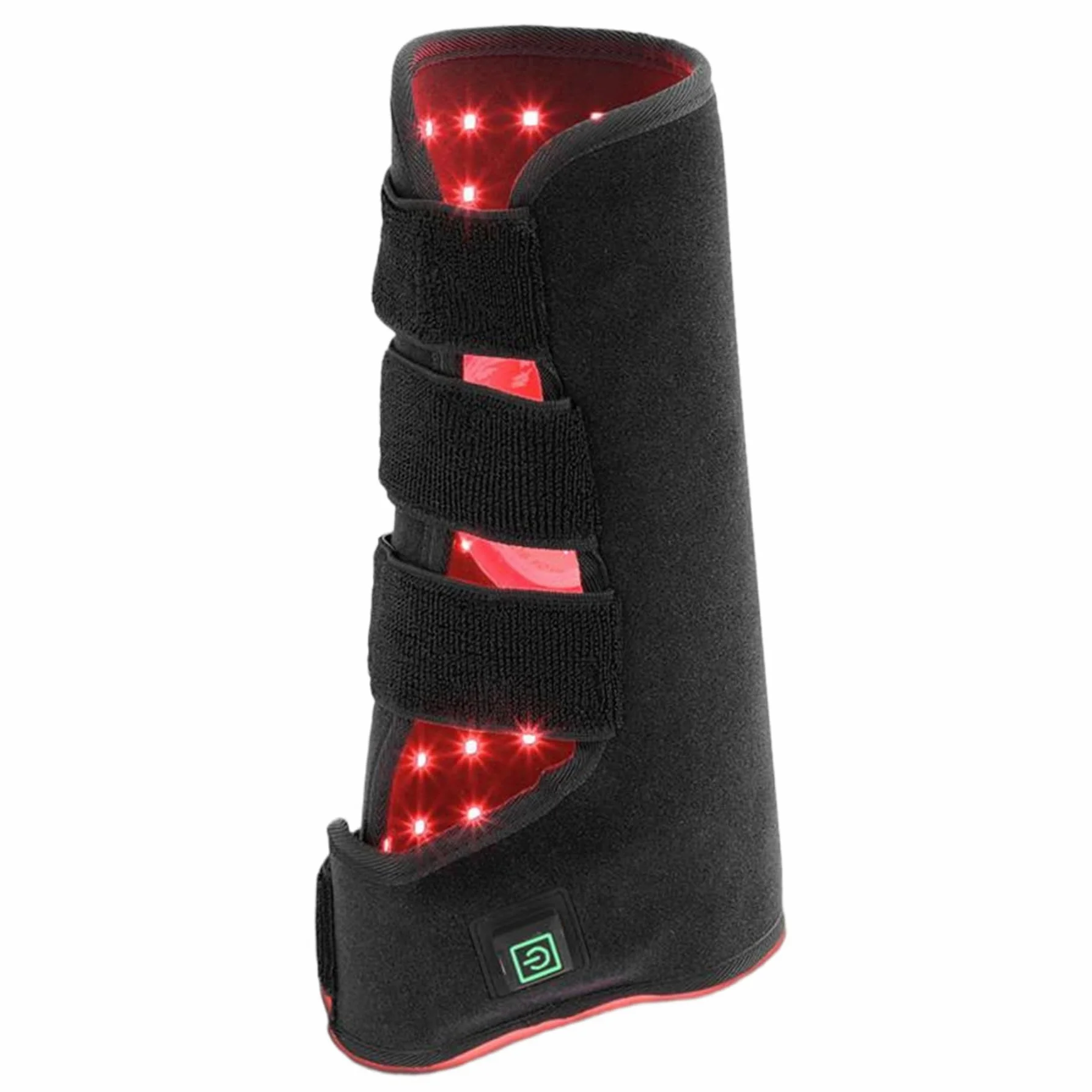 Jorzer Cinturón de luz roja, Envoltura de luz roja LED infrarroja de 850 NM y 660 NM, infrarrojo portátil portátil para músculo de Caballo de Pata de Caballo, Derecha-