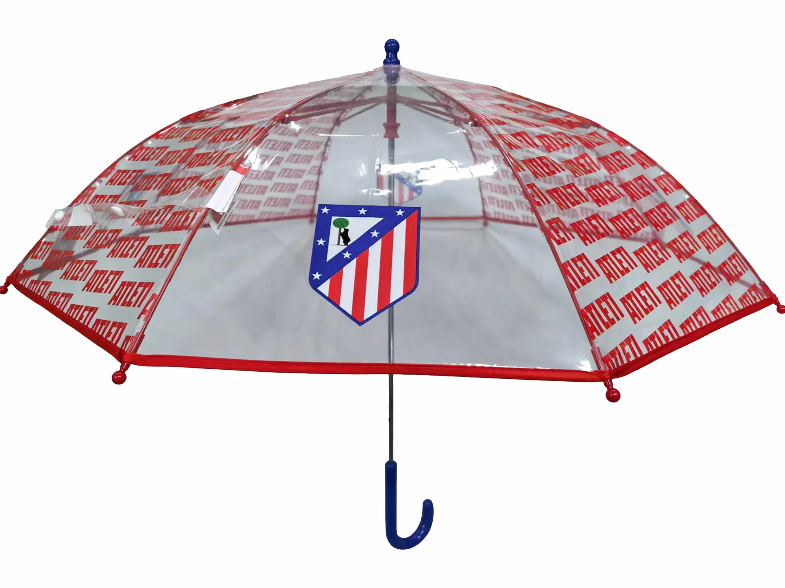 CYPBRANDS Atlético de Madrid Paraguas infantil 48 cm Manual Transparente Oficial