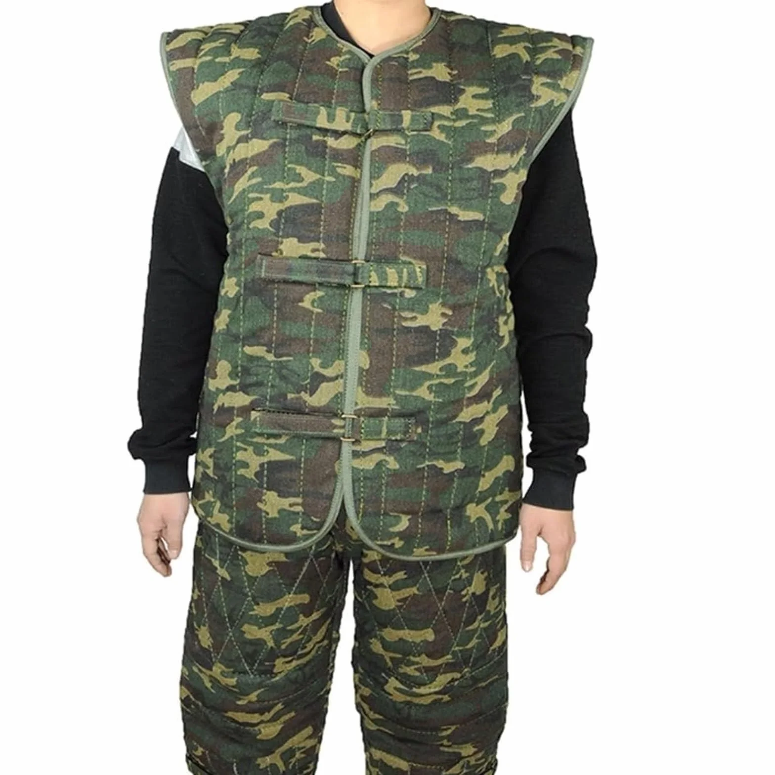 Traje de adiestramiento profesional para perros, ropa protectora para adiestramiento, traje antimordidas para perros policía medianos y grandes.