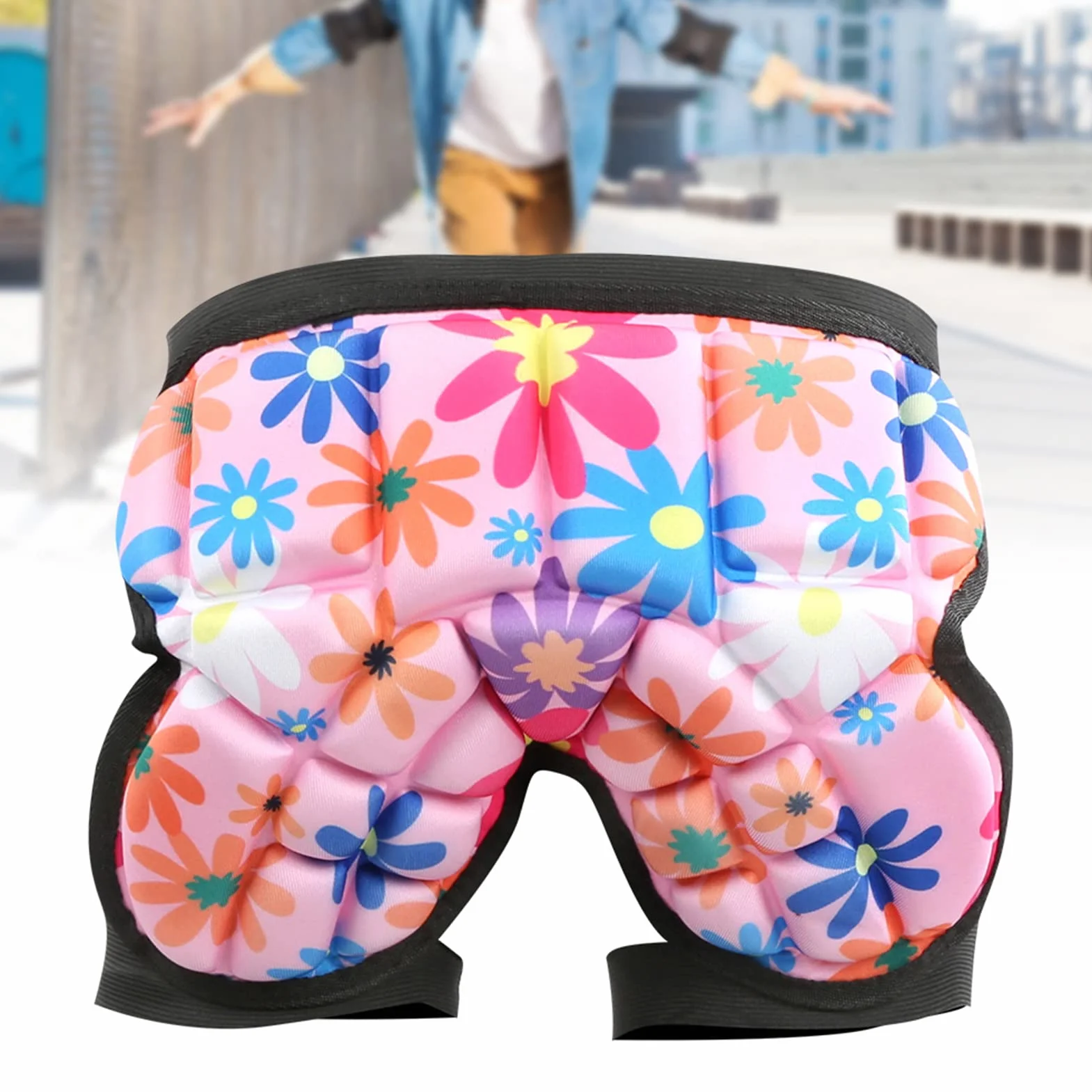Almohadillas para Glúteos y Caderas para Patinar, Protección de Cadera para Niños, Equipo Protector