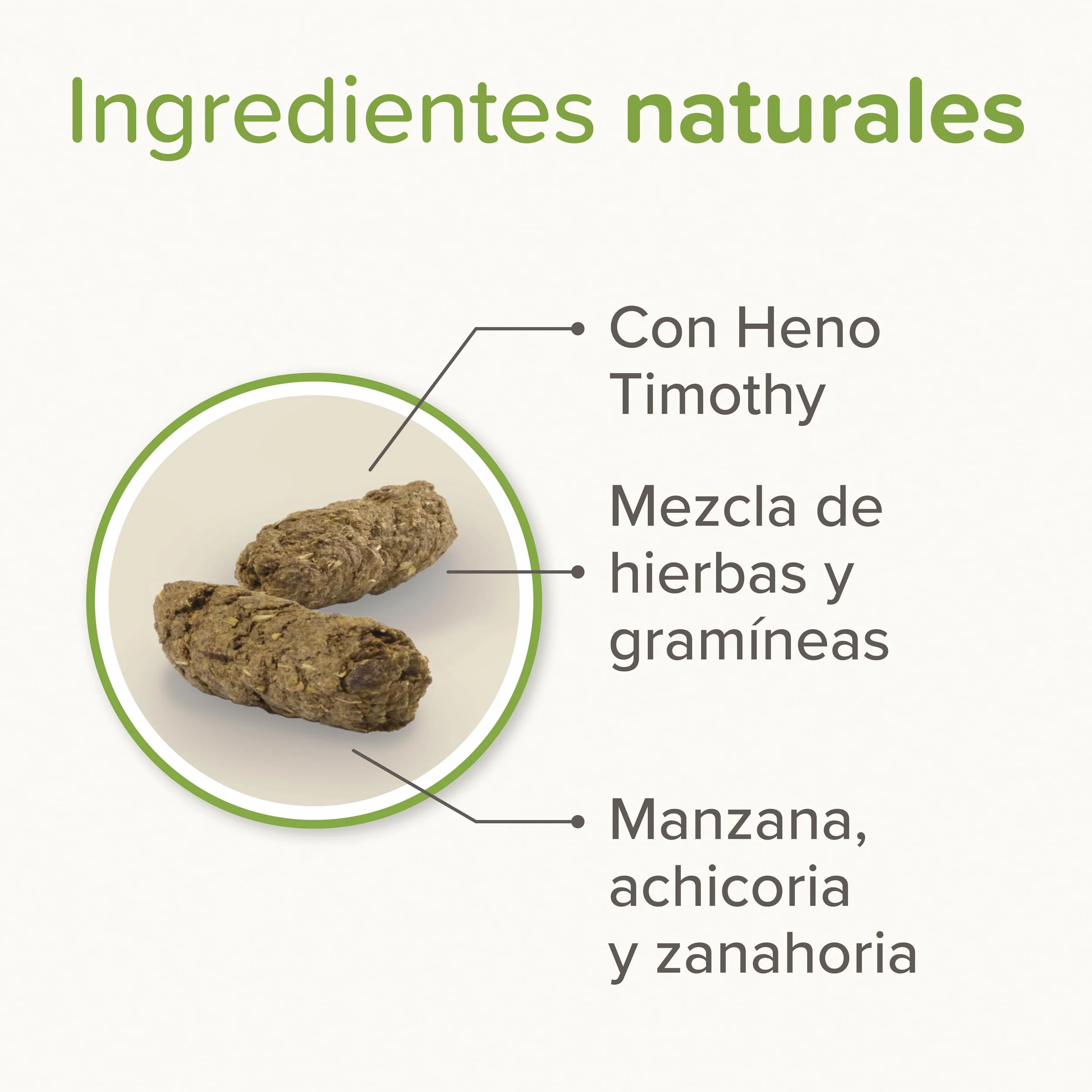 Beaphar Care+® Nature Conejo - Alimento Natural para Conejos sin Cereales, Rico en Fibra y heno Timothy - pellets Todo en uno - 1,5 kg