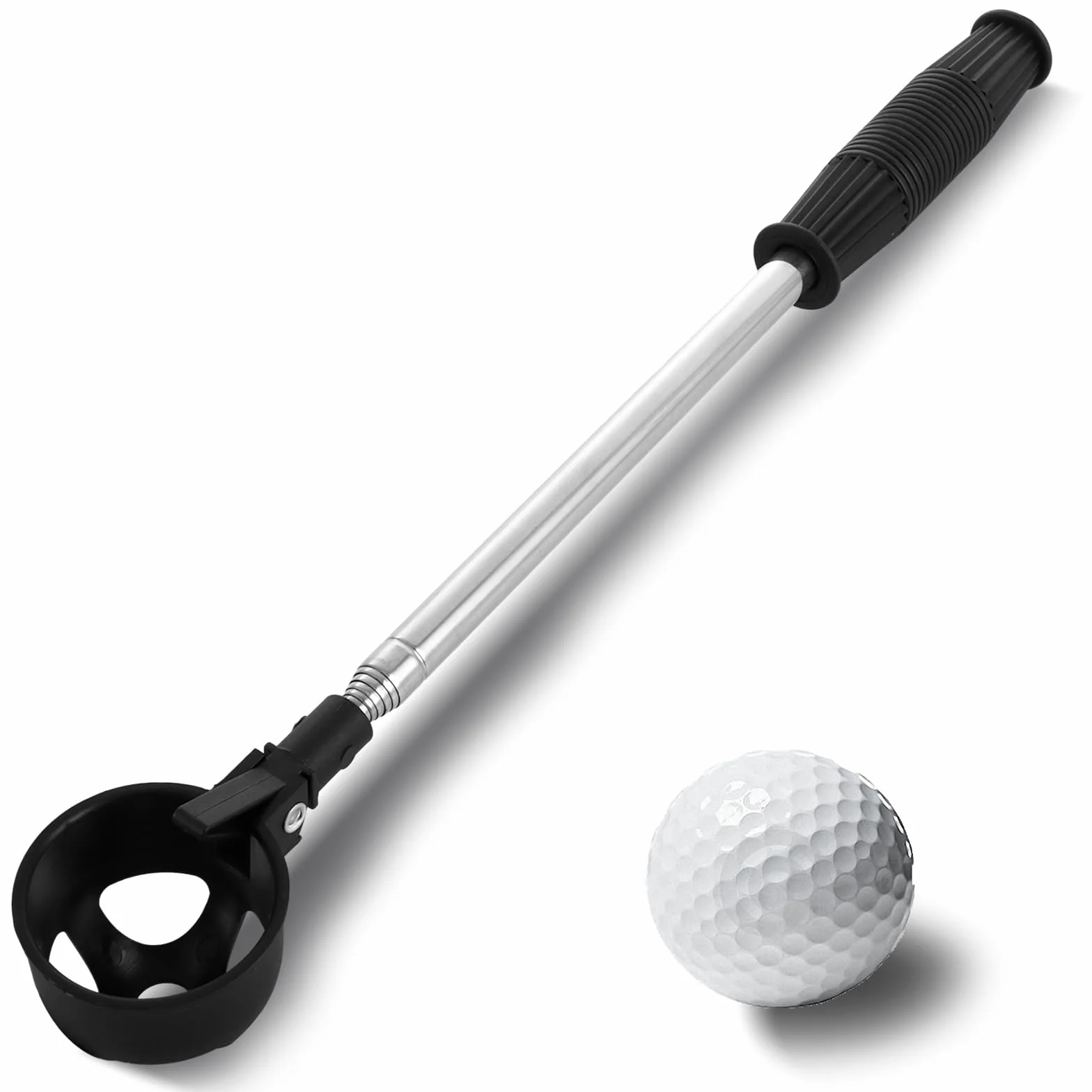 ASelected Recuperador de Pelotas de Golf Telescópico de Acero Inoxidable 6.5 pies