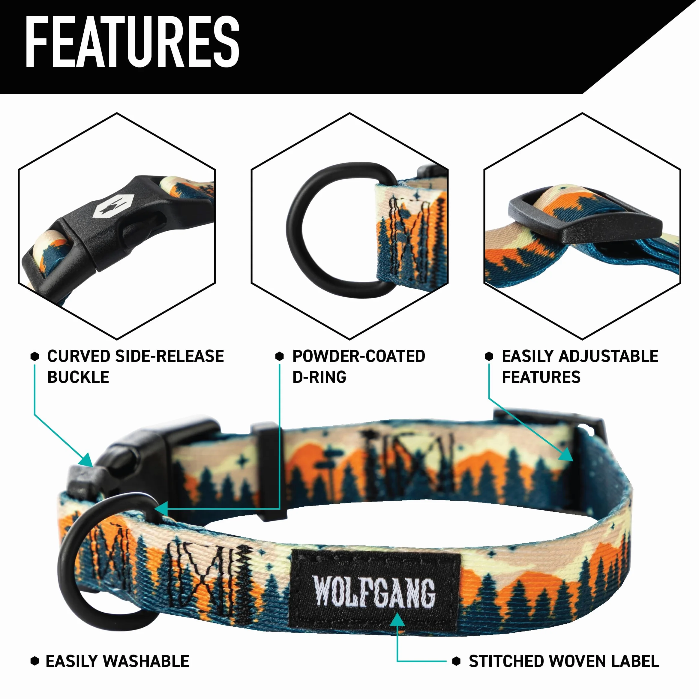 Wolfgang Man & Beast Premium USA - Collar para Perro